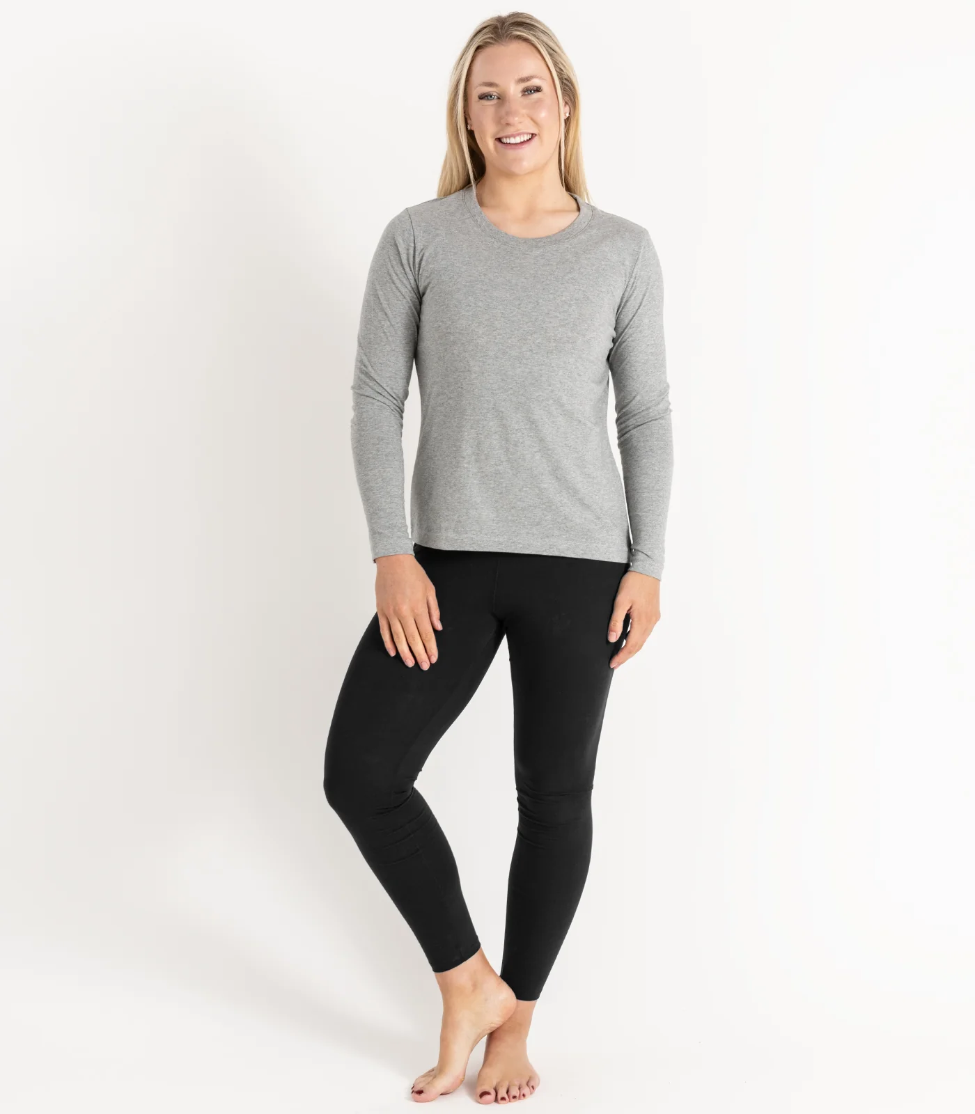 Organic Cotton Basic Long Sleeve Top - Image 19