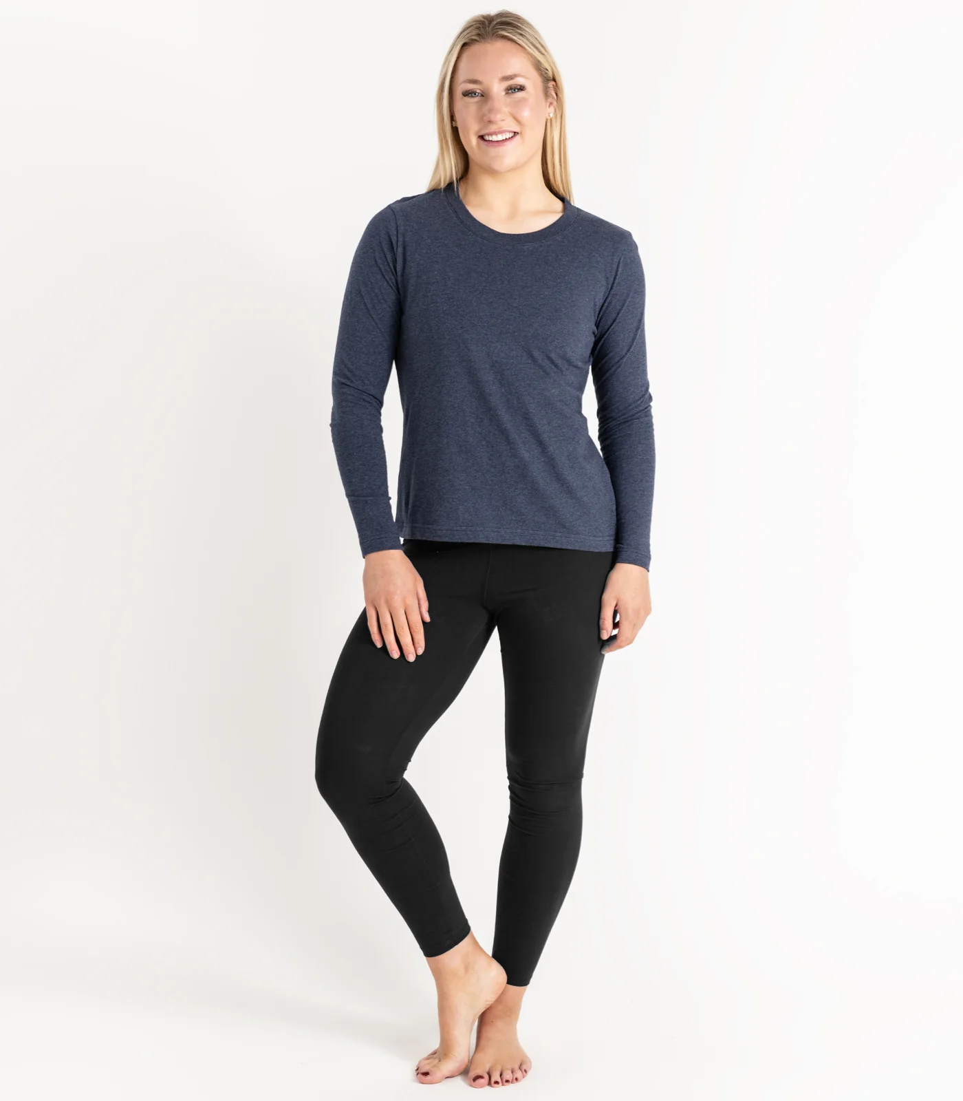 Organic Cotton Basic Long Sleeve Top - Image 9