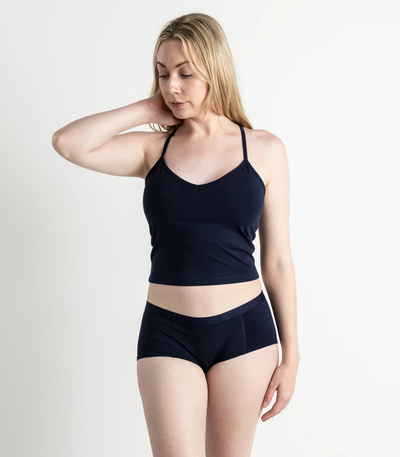 Organic Cotton Cropped Bra Top - Image 12