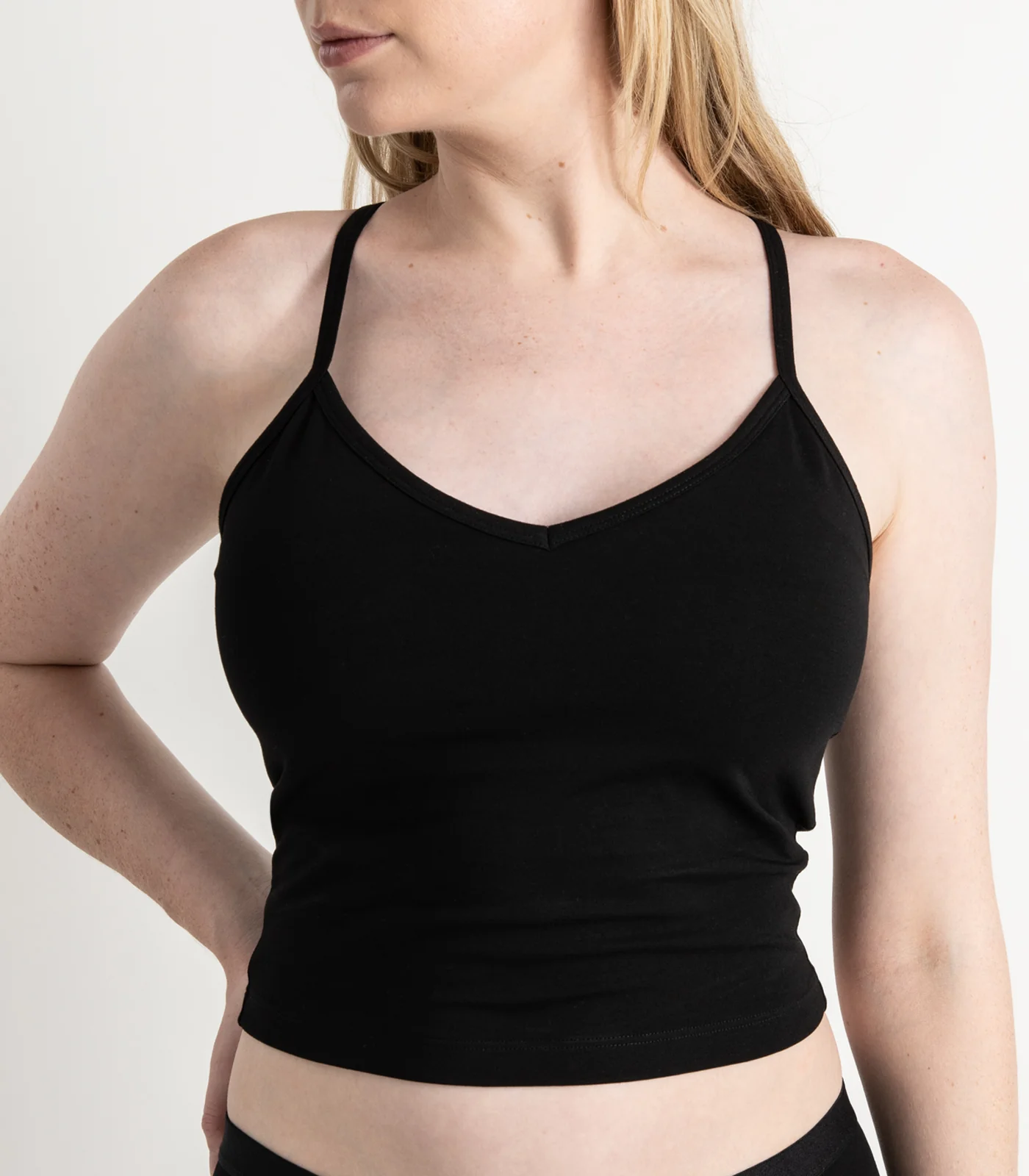 Organic Cotton Cropped Bra Top - Image 19