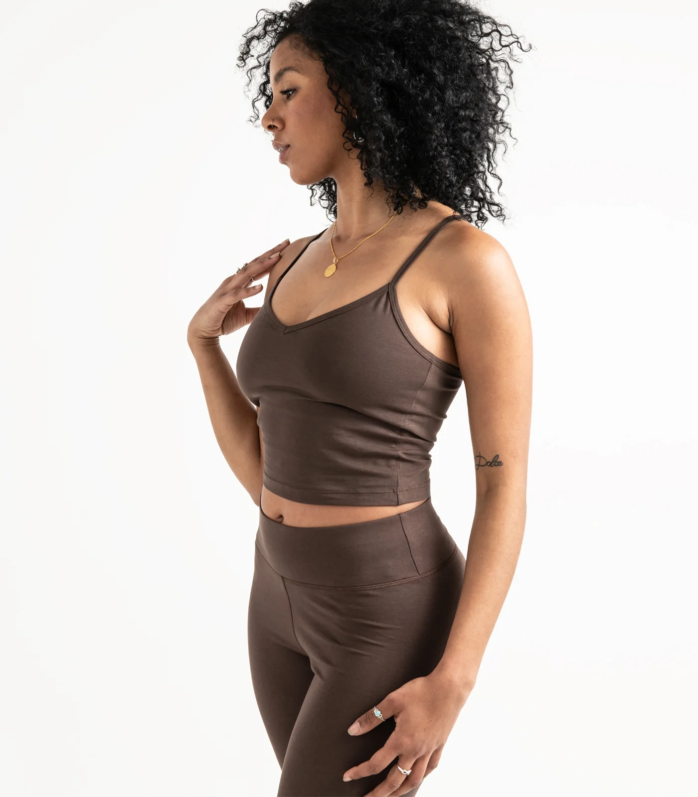Organic Cotton Cropped Bra Top - Image 32