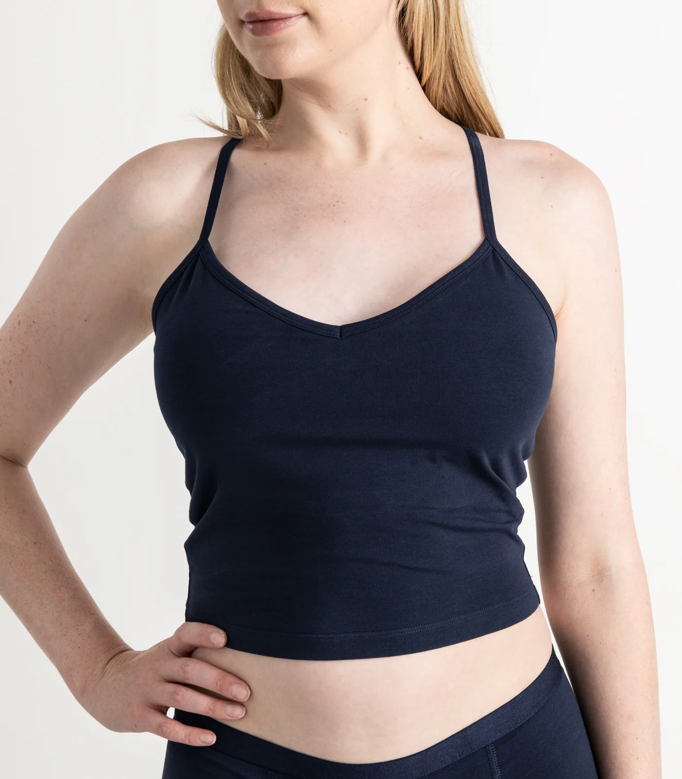 Organic Cotton Cropped Bra Top - Image 7