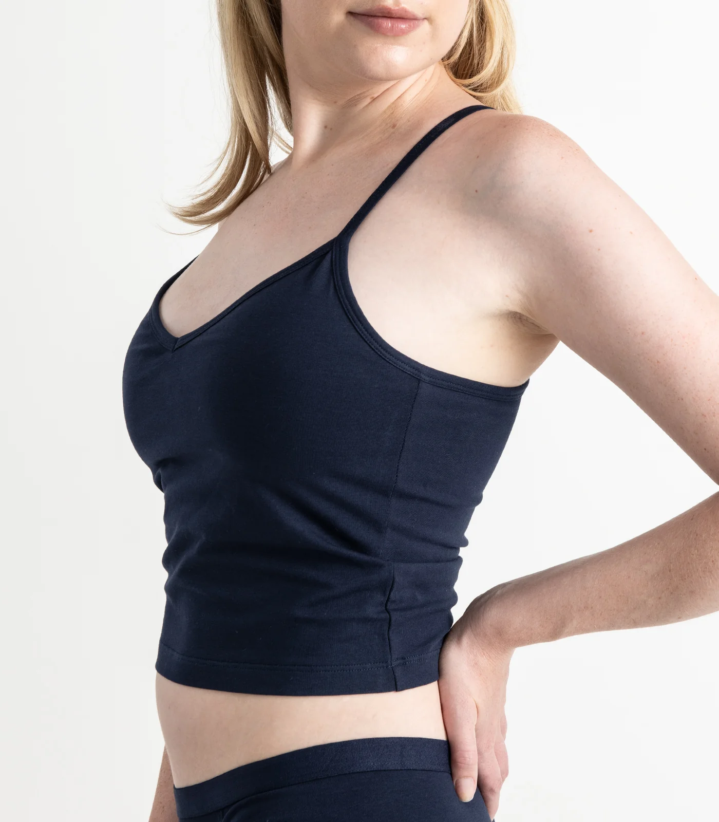 Organic Cotton Cropped Bra Top - Image 9