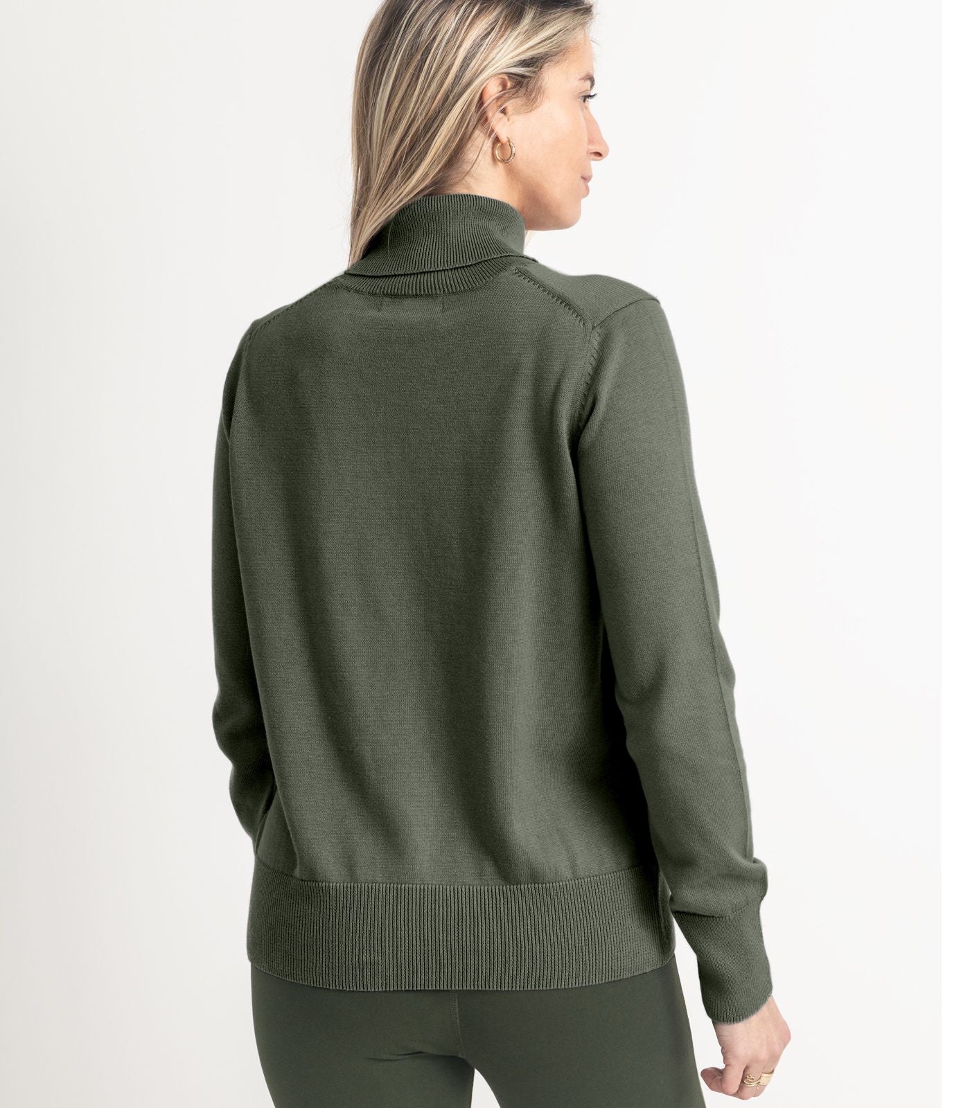Organic Cotton Fine Knit Turtleneck Jumper - Image 7