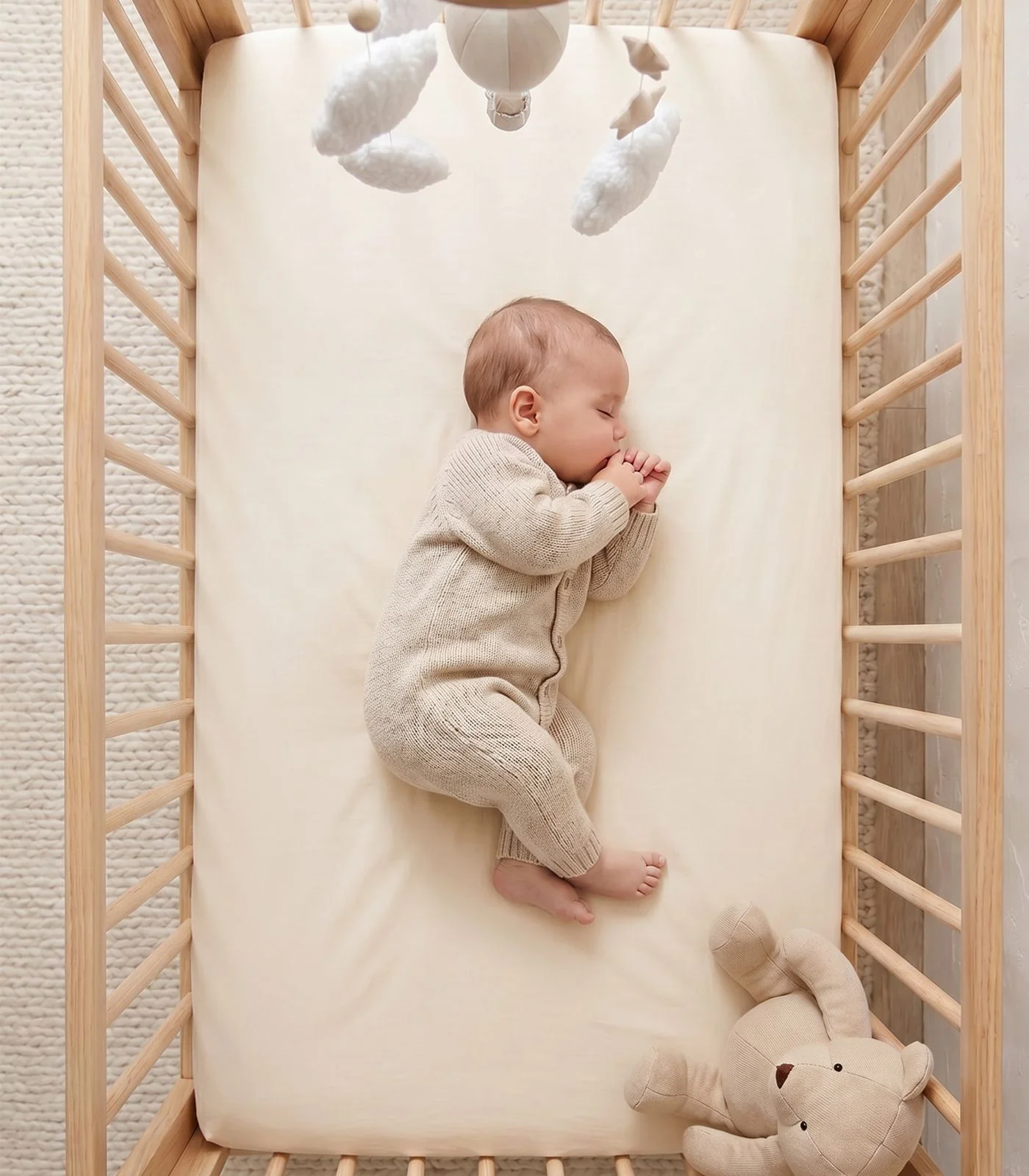 Organic Cotton Fitted - Sateen Cot Sheet - Image 11
