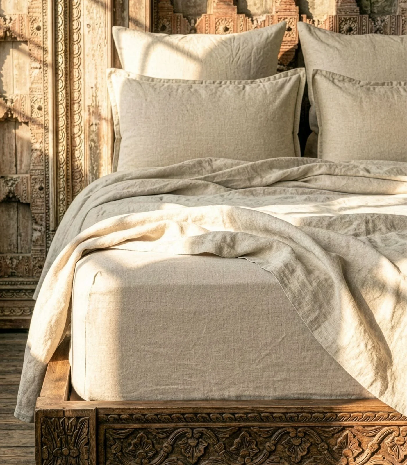 Fitted - Organic Linen Sheet - Image 23