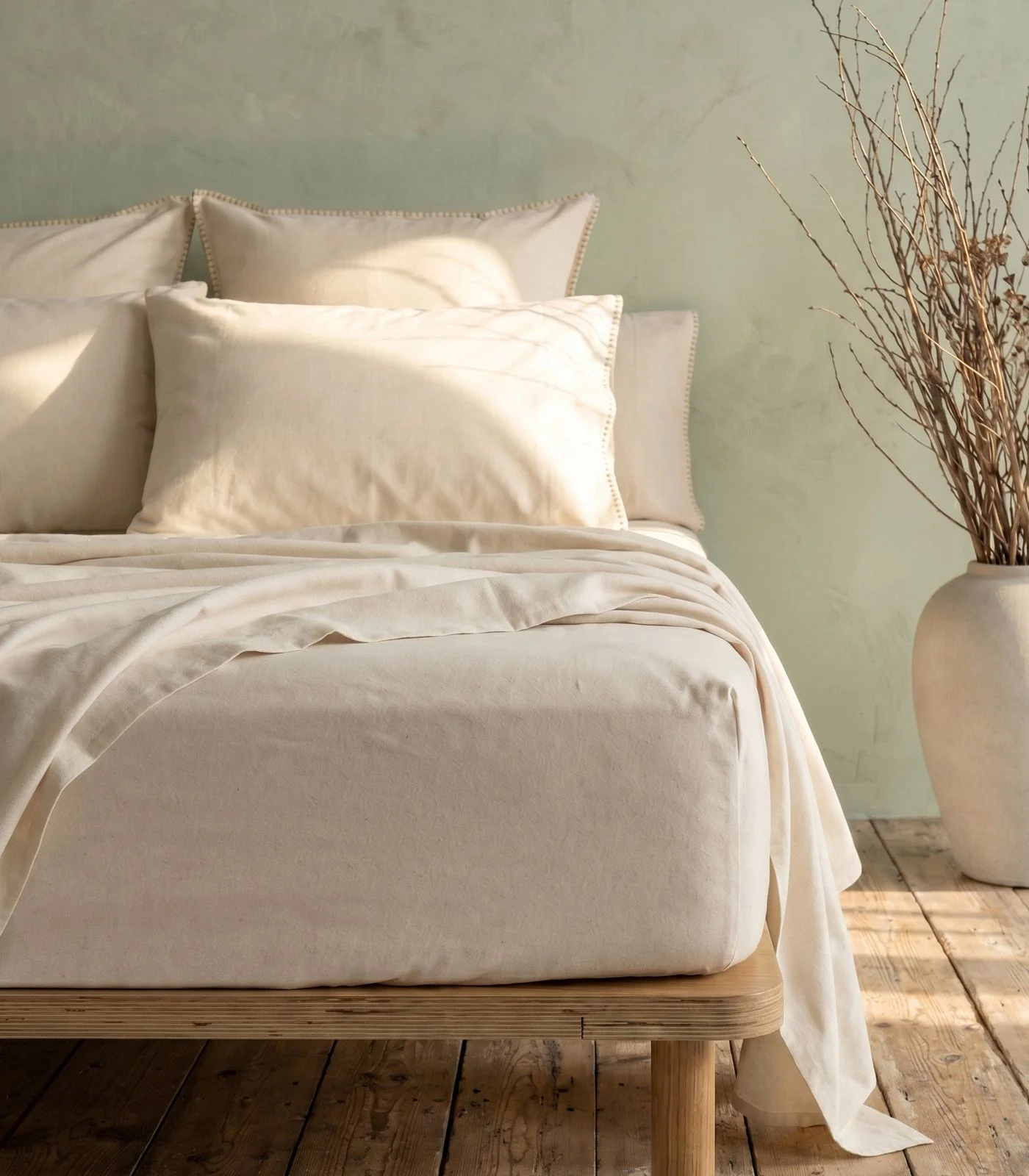 Organic Cotton Flannelette Sheet Set - Whipstitch - Image 3