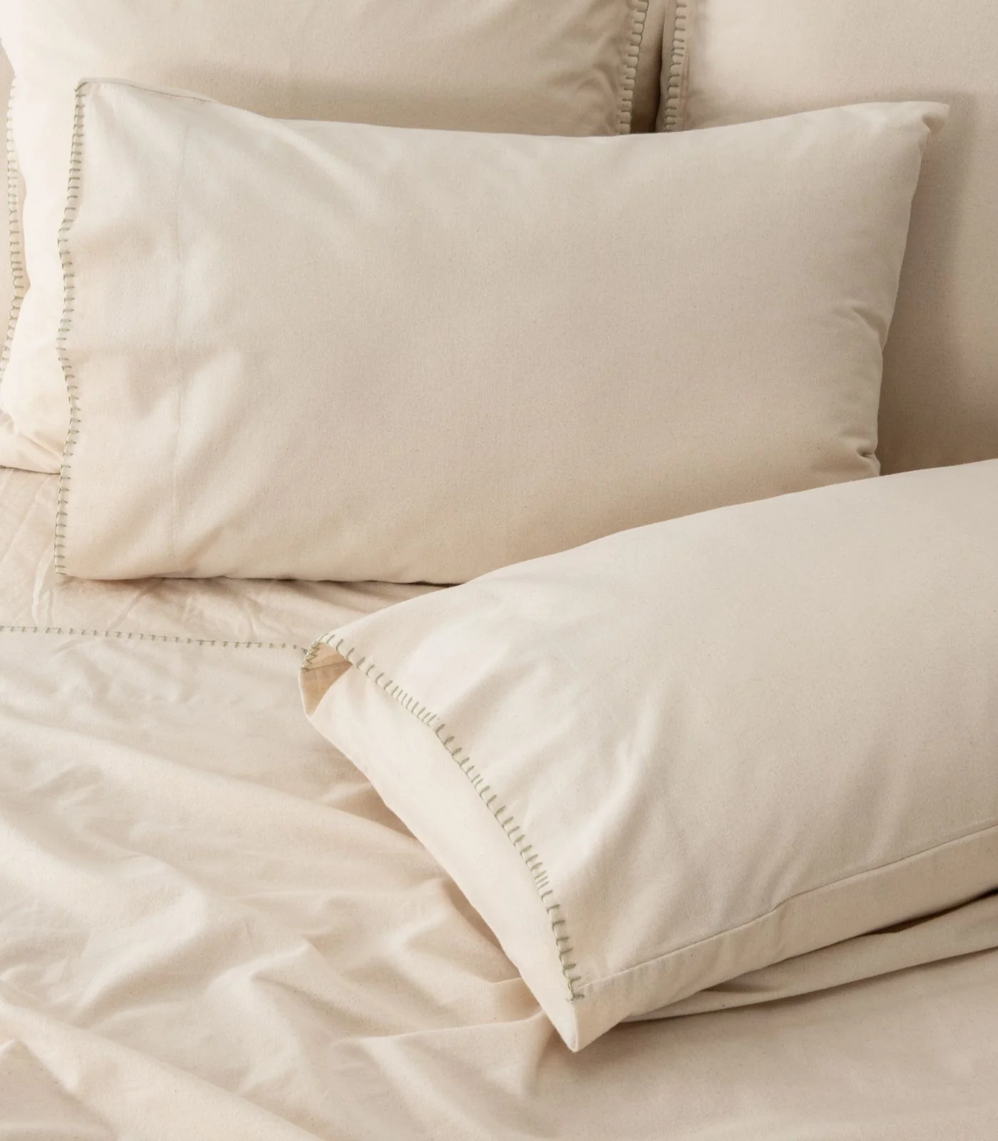 Organic Cotton Flannelette Sheet Set - Whipstitch - Image 4