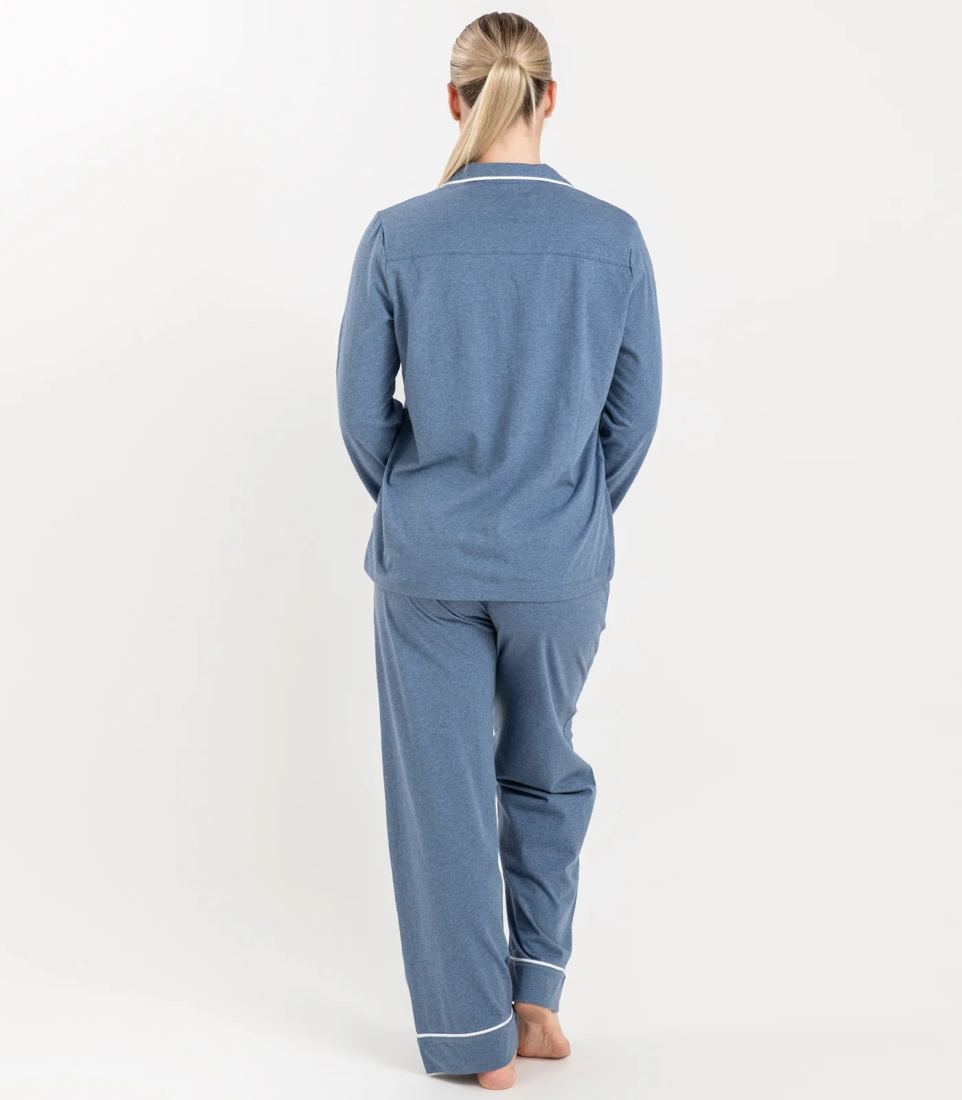 Organic Cotton Jersey Long PJ Set - Image 10