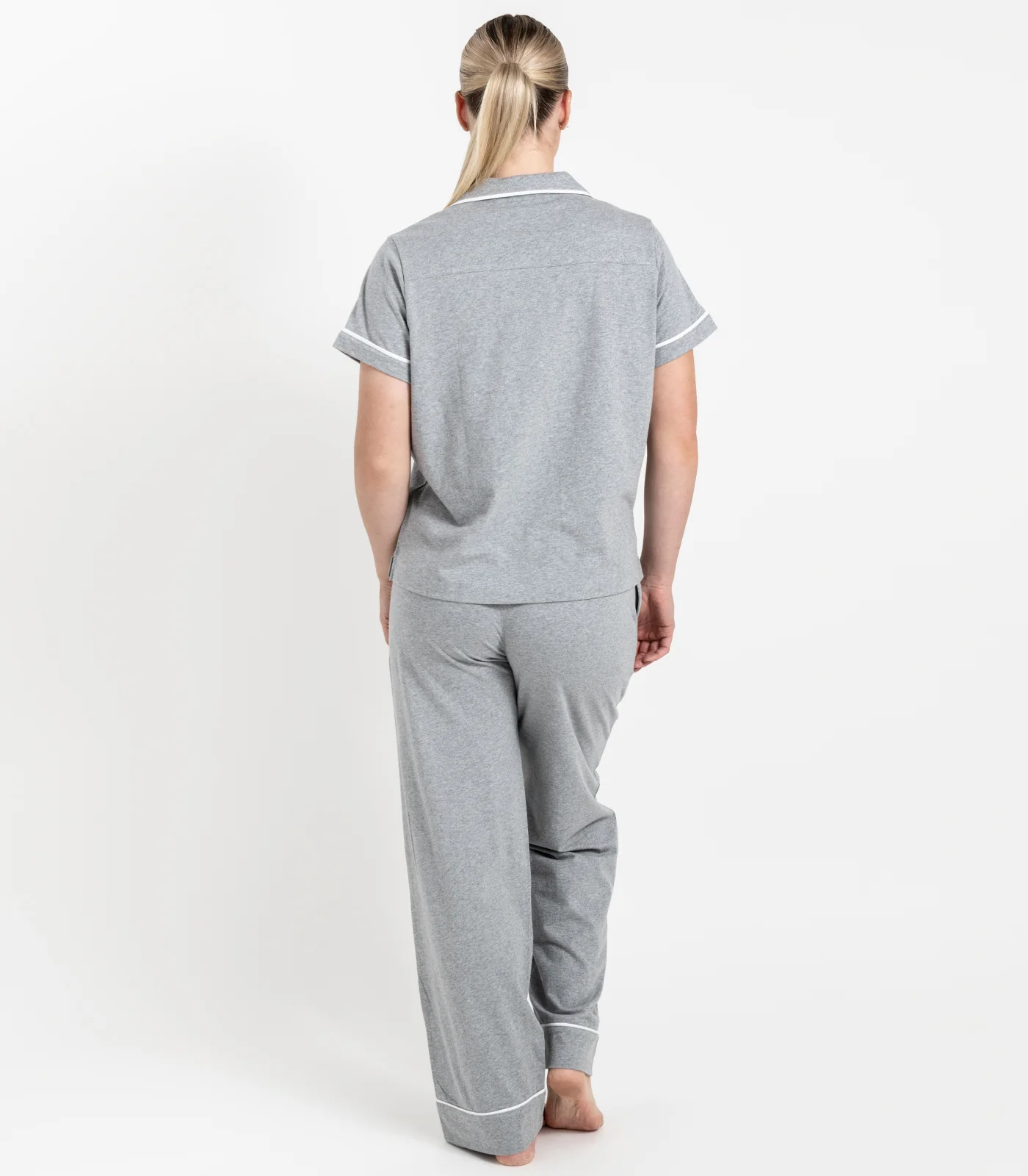 Organic Cotton Jersey Short Sleeve PJ Set - Image 4