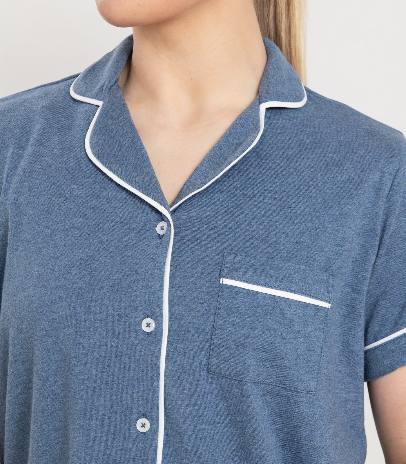 Organic Cotton Jersey Short Sleeve PJ Set - Image 8