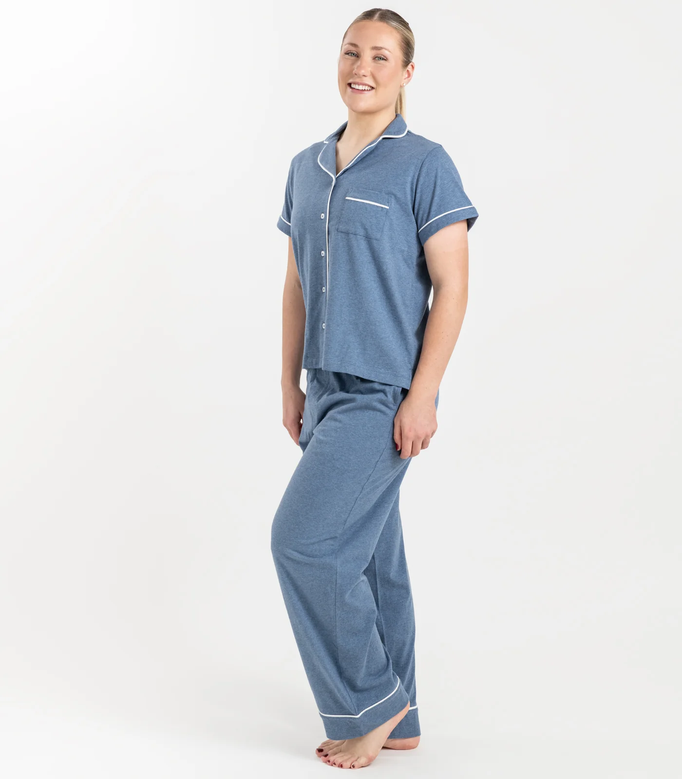 Organic Cotton Jersey Short Sleeve PJ Set - Image 9