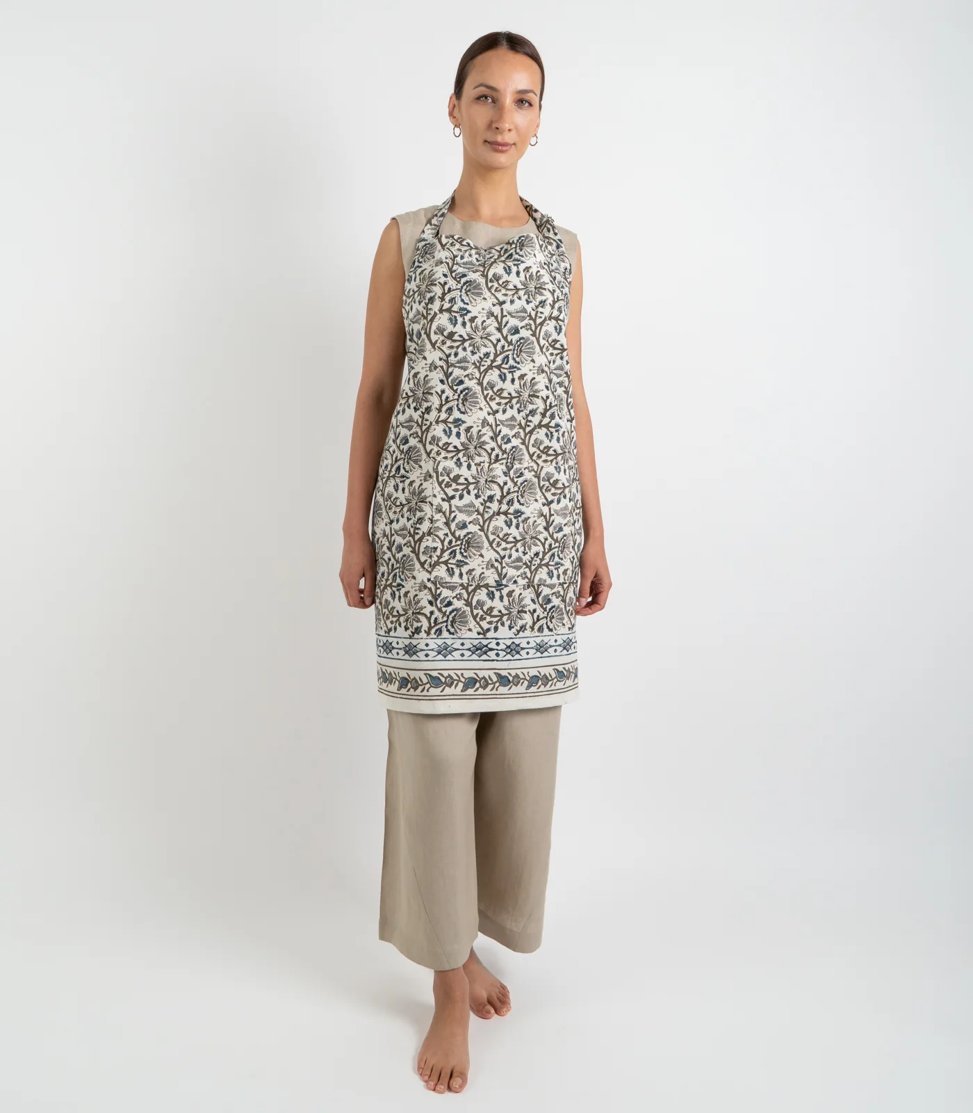 Organic Cotton Kalamkari Apron - Image 11