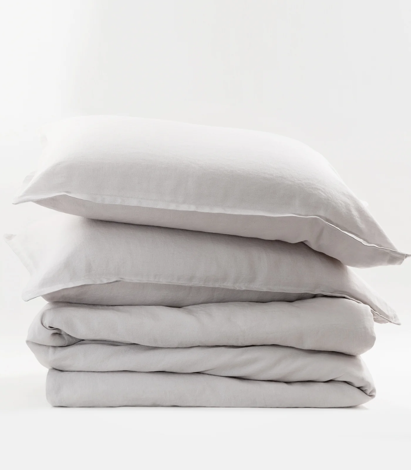 Organic Linen Plain Quilt Cover Set - Image 13