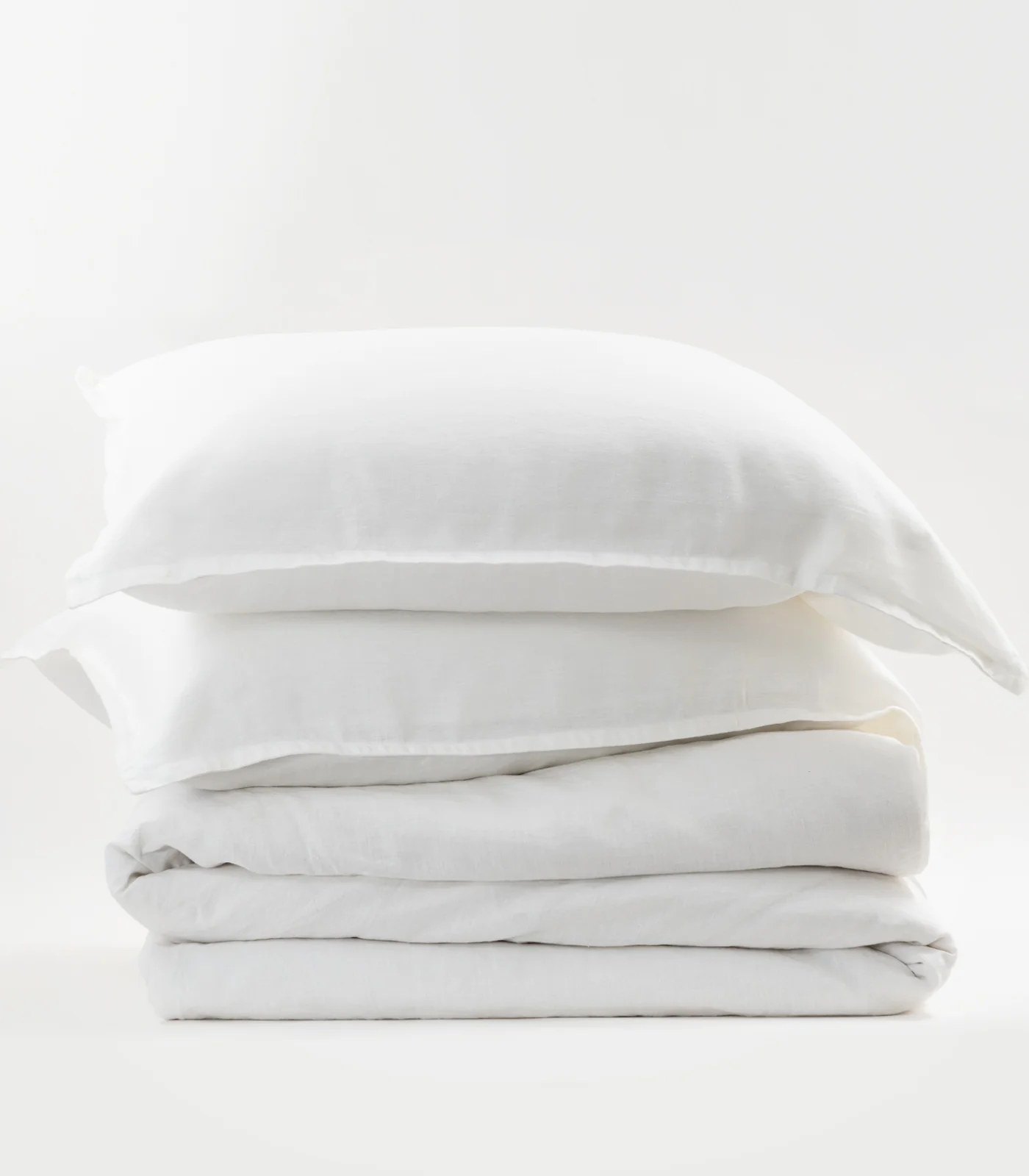 Organic Linen Plain Quilt Cover Set - Image 18