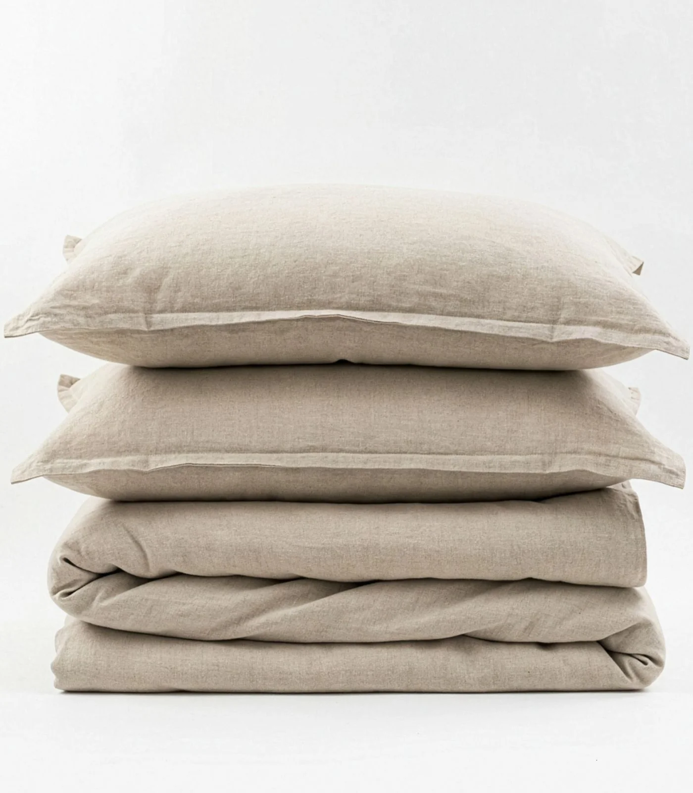 Organic Linen Plain Quilt Cover Set - Image 23
