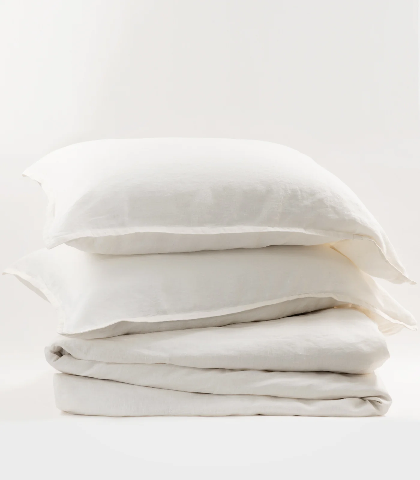 Organic Linen Plain Quilt Cover Set - Image 8