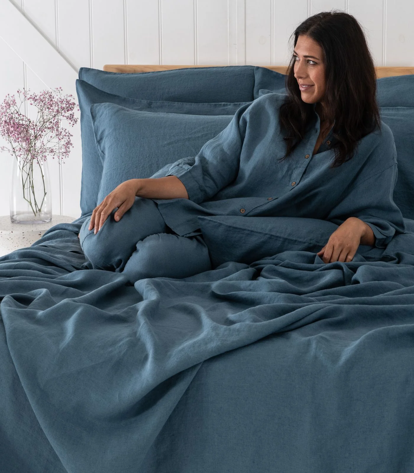 Organic Linen Sheet Set - Image 47