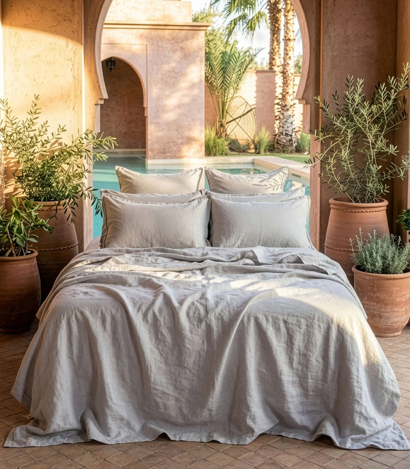 Organic Linen Sheet Set - Image 6