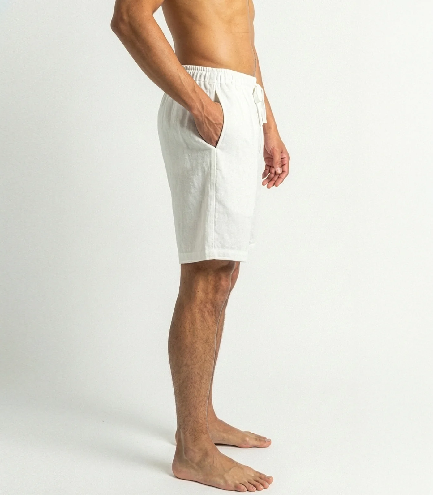 Men’s Organic Linen Lounge Shorts - Image 12