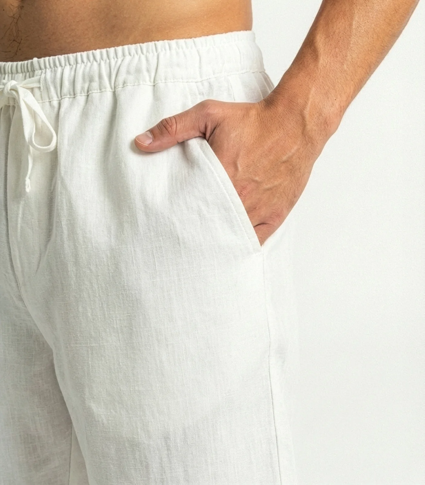 Men’s Organic Linen Lounge Shorts - Image 14
