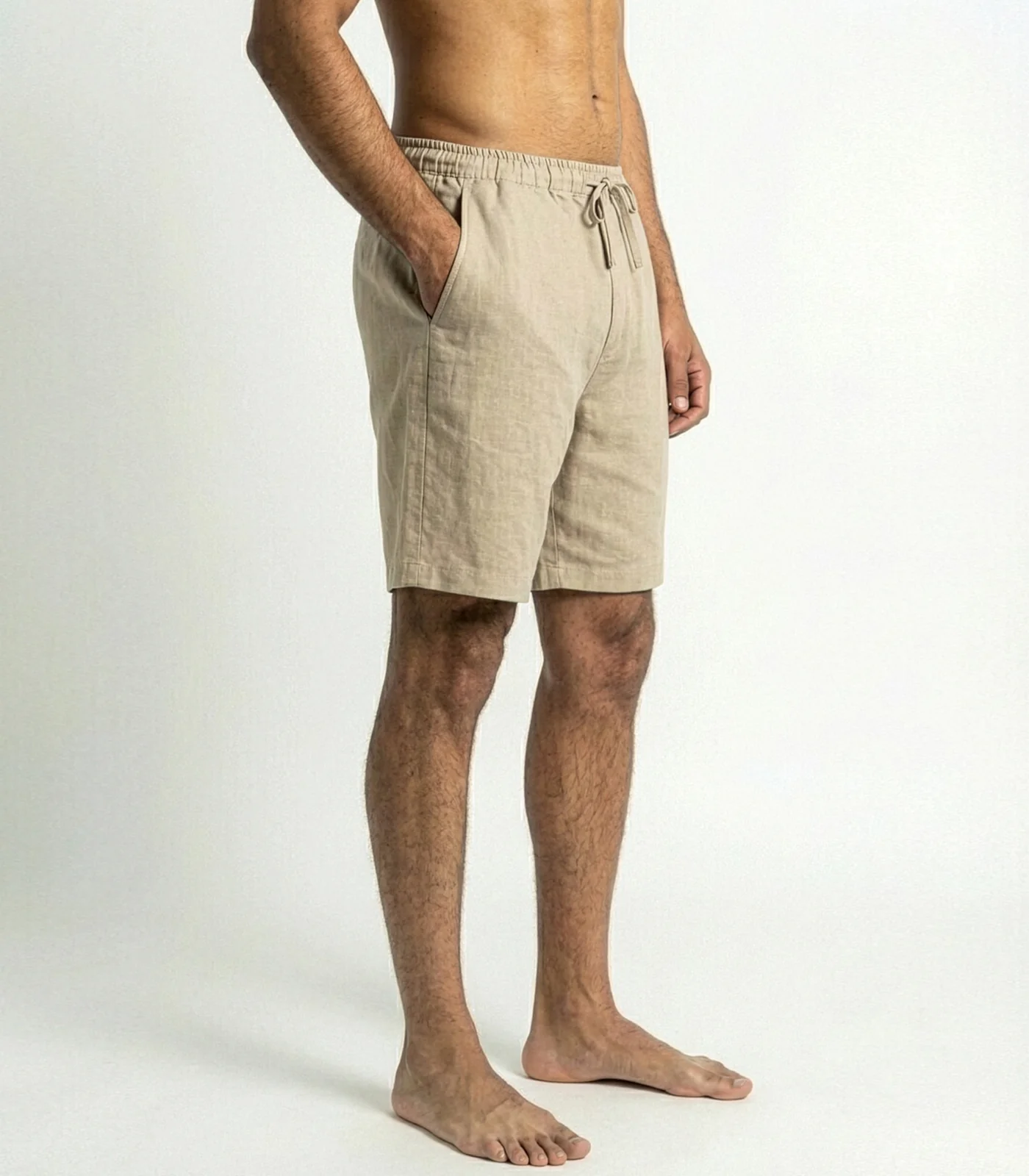 Men’s Organic Linen Lounge Shorts - Image 21
