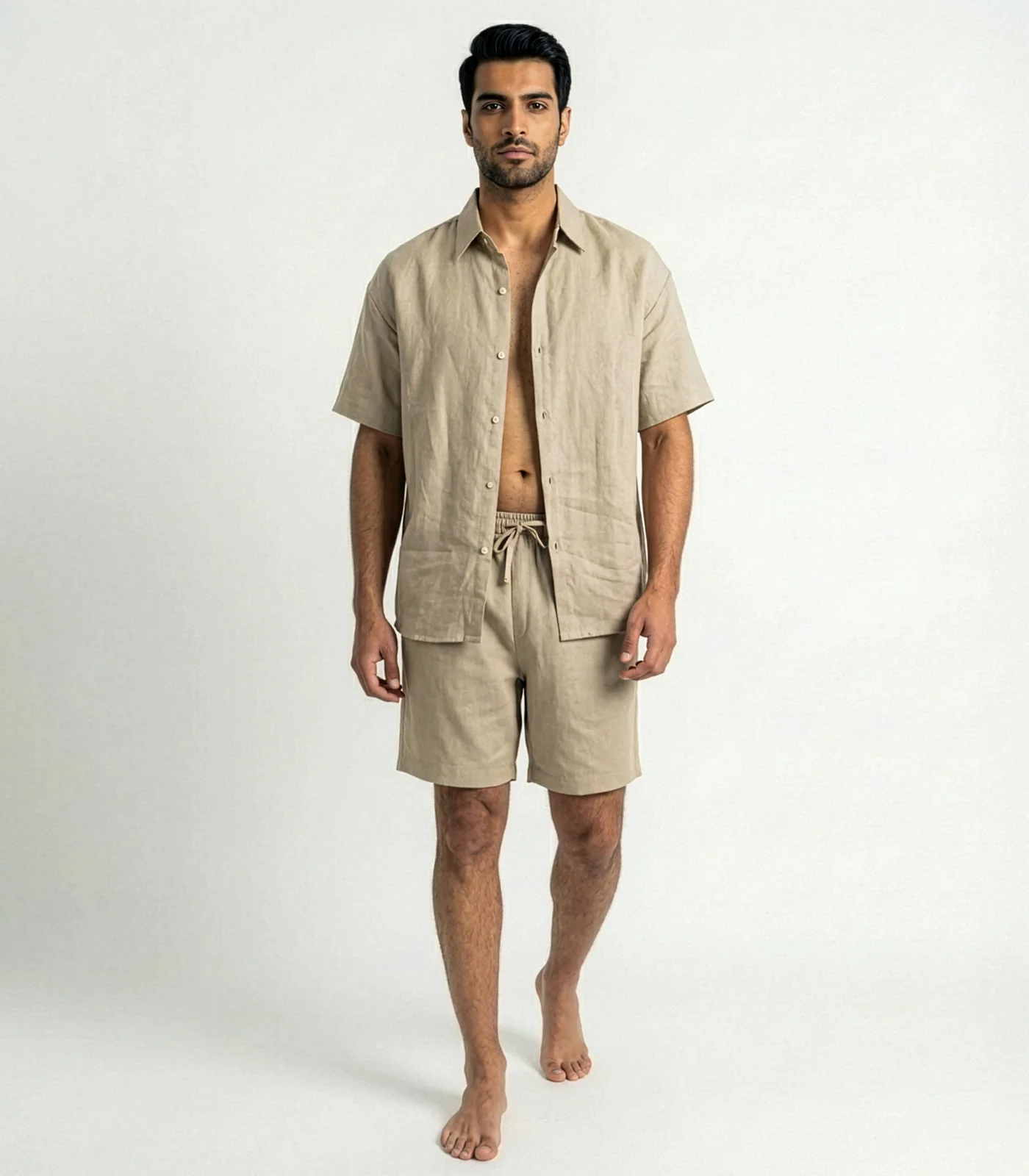 Men’s Organic Linen Lounge Shorts - Image 26