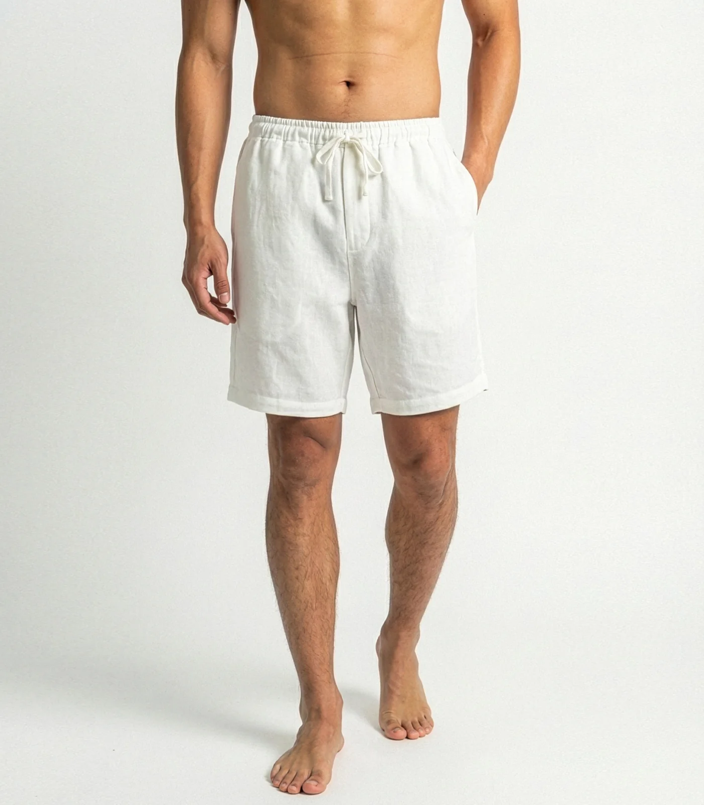 Men’s Organic Linen Lounge Shorts - Image 9