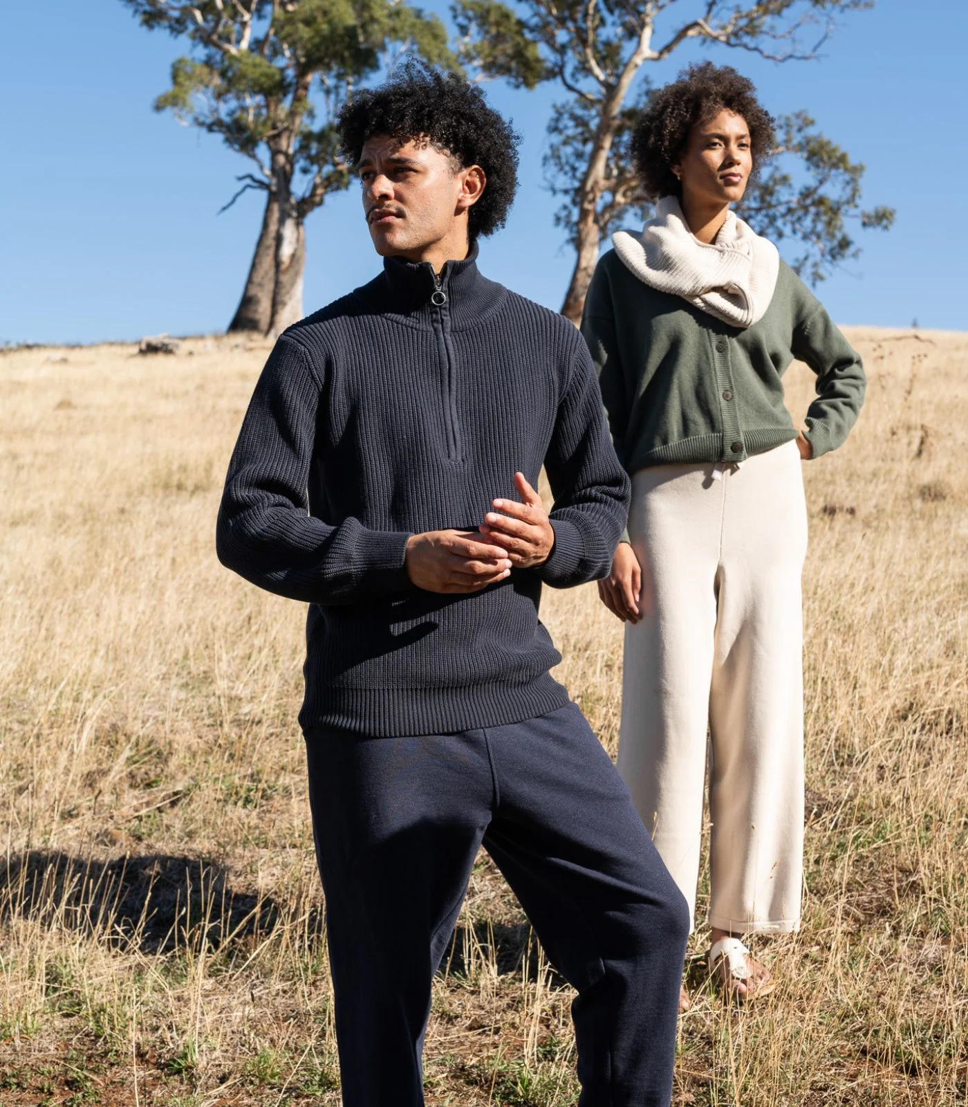 Organic Cotton Zip Knit Sweater - Image 13