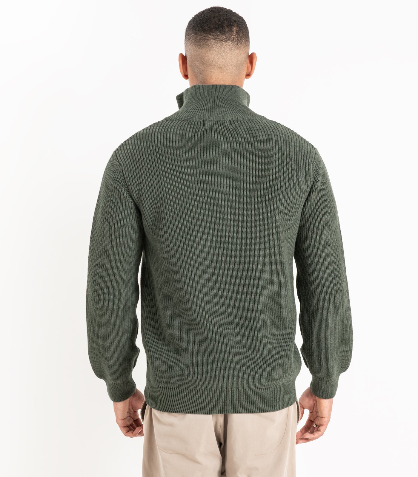Organic Cotton Zip Knit Sweater - Image 17