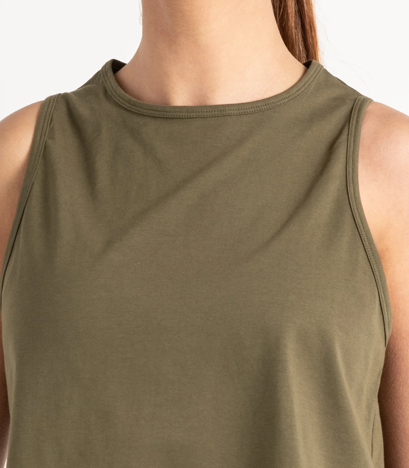 Organic Cotton Cropped Lounge Tank - Image 10