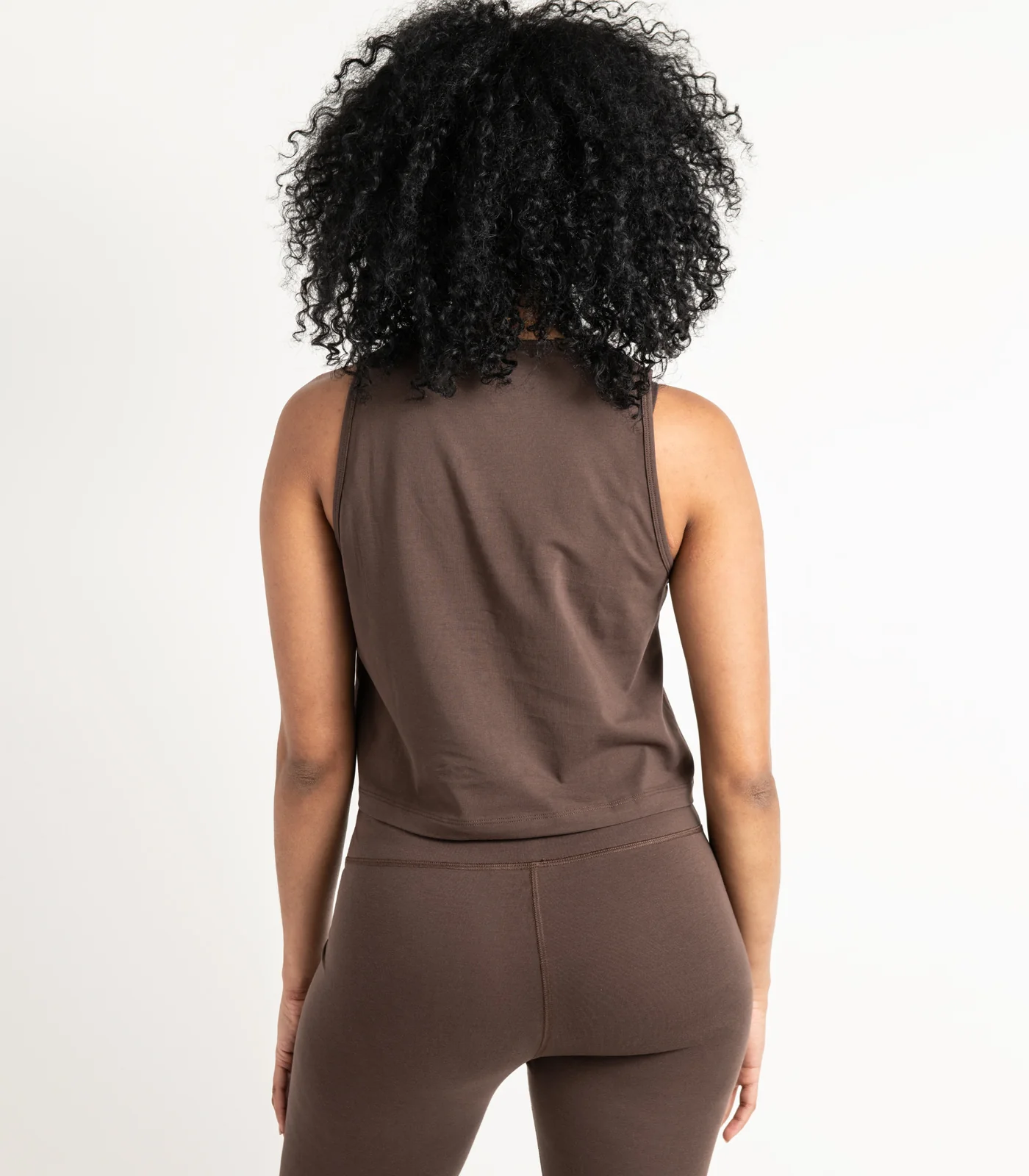 Organic Cotton Cropped Lounge Tank - Image 4