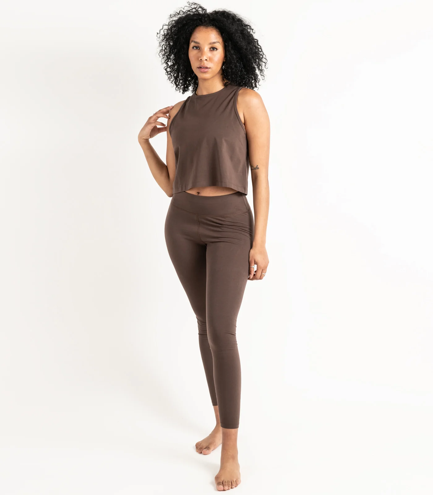 Organic Cotton Cropped Lounge Tank - Image 6
