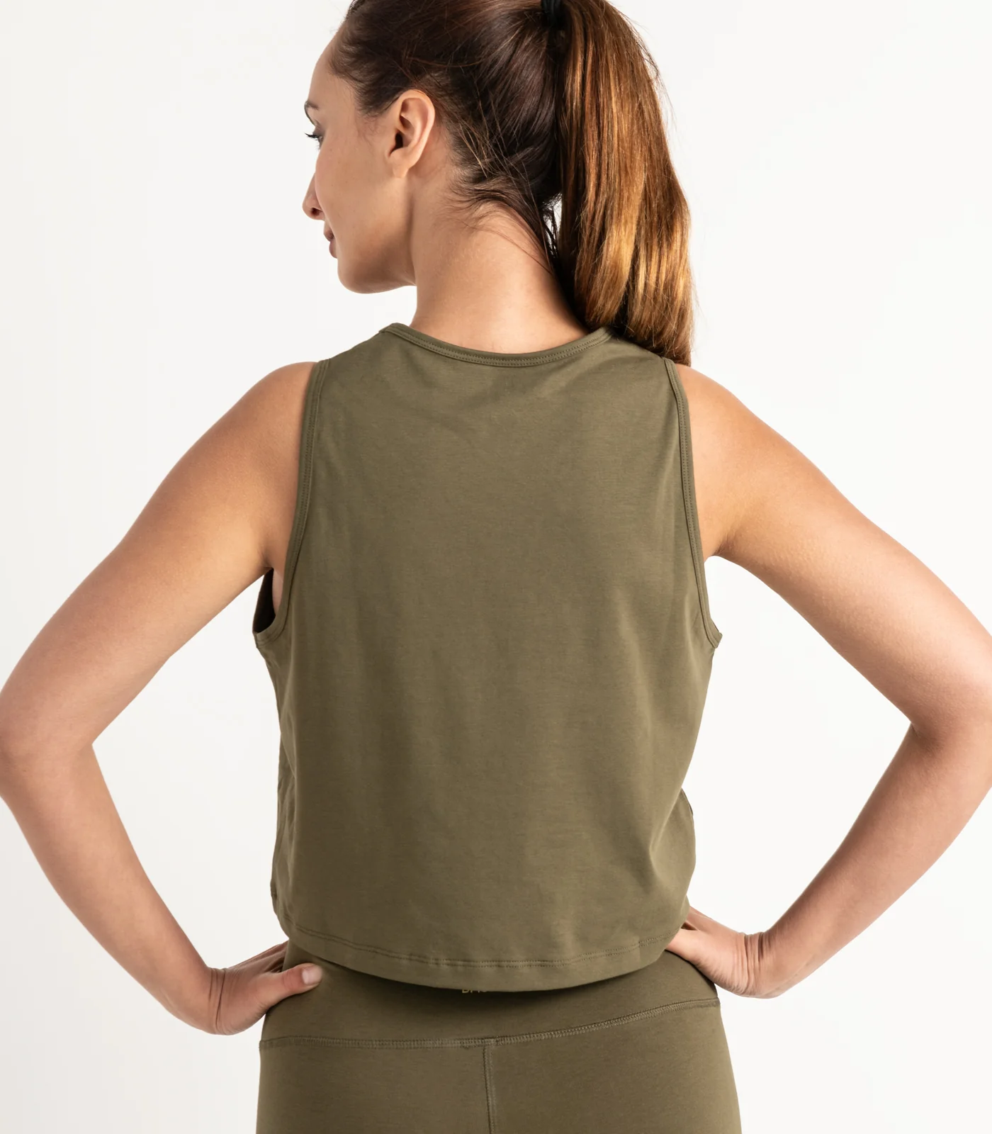 Organic Cotton Cropped Lounge Tank - Image 9