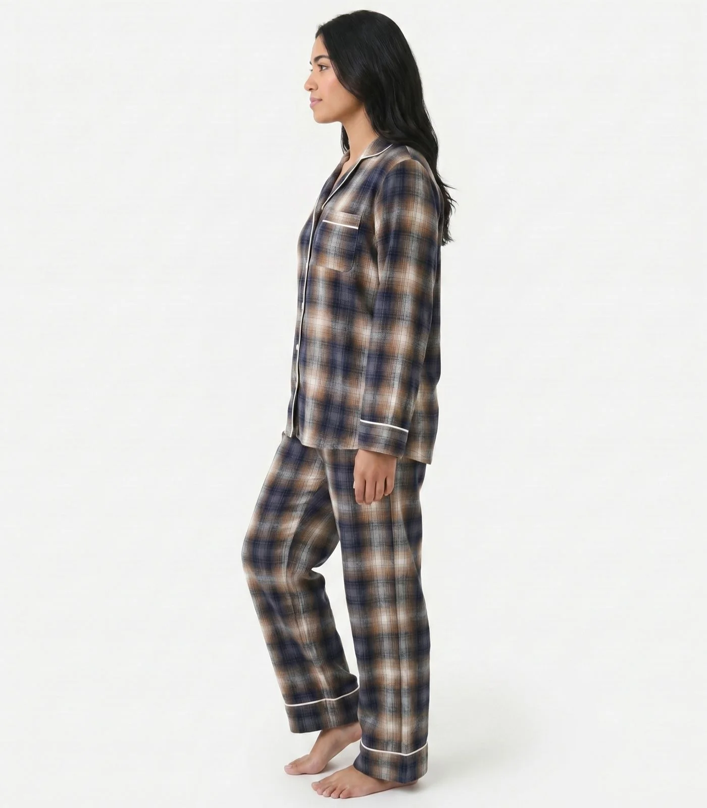 Organic Cotton Flannelette Long PJ Set - Image 11