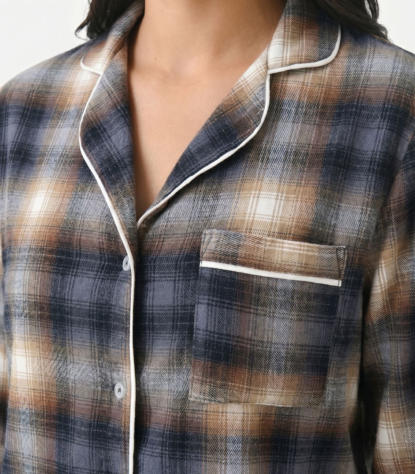 Organic Cotton Flannelette Long PJ Set - Image 13