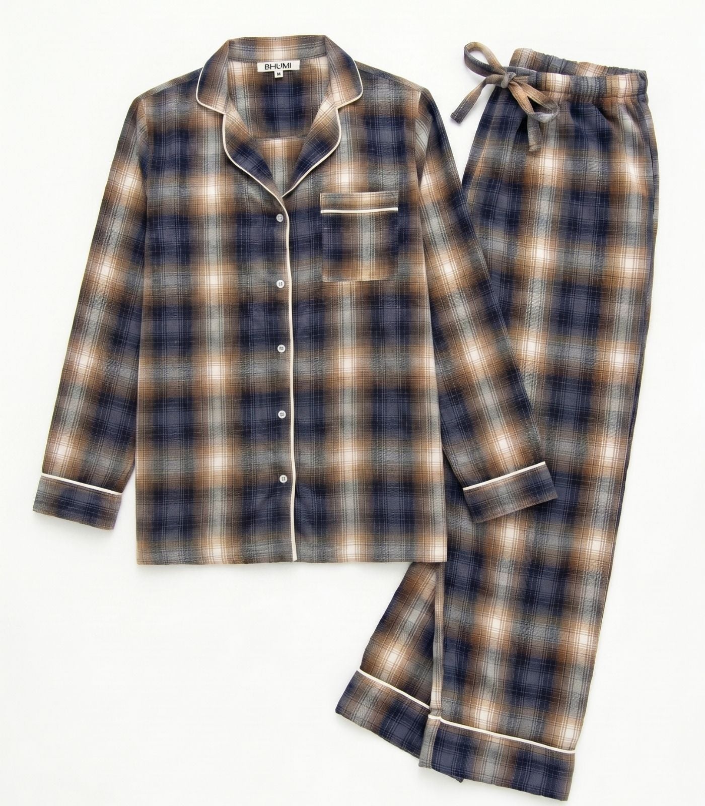 Organic Cotton Flannelette Long PJ Set - Image 16