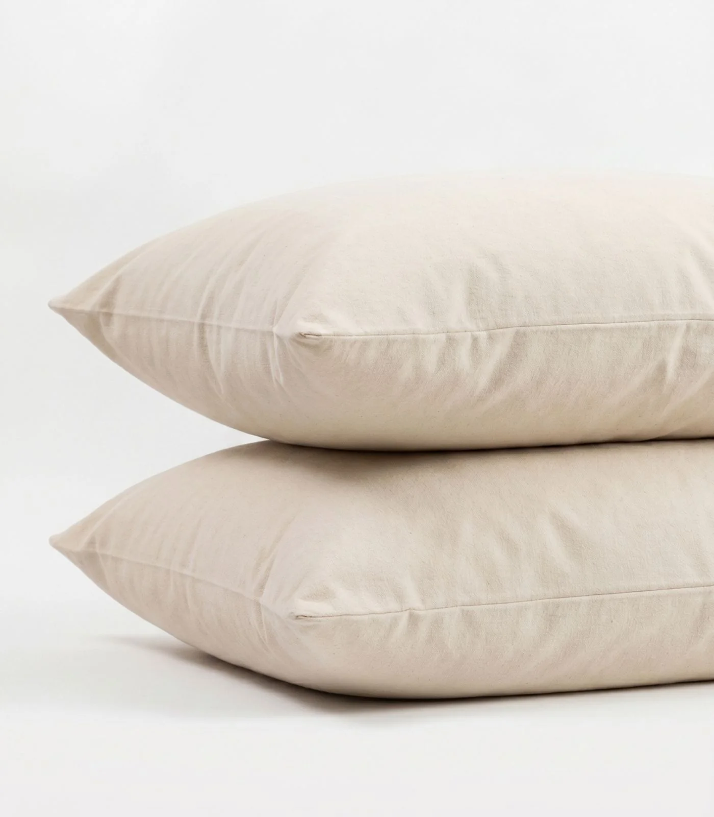 Organic Cotton Flannelette Pillow Cases - Whipstitch (pair)