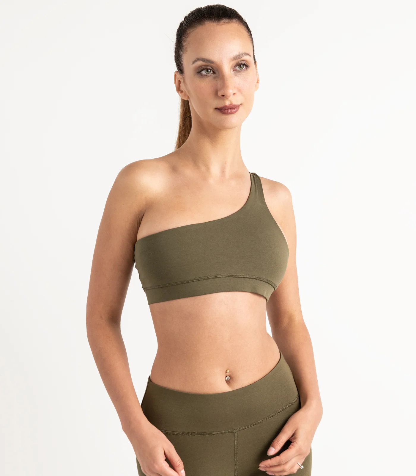 Organic Cotton One Shoulder Crop Top - Image 10