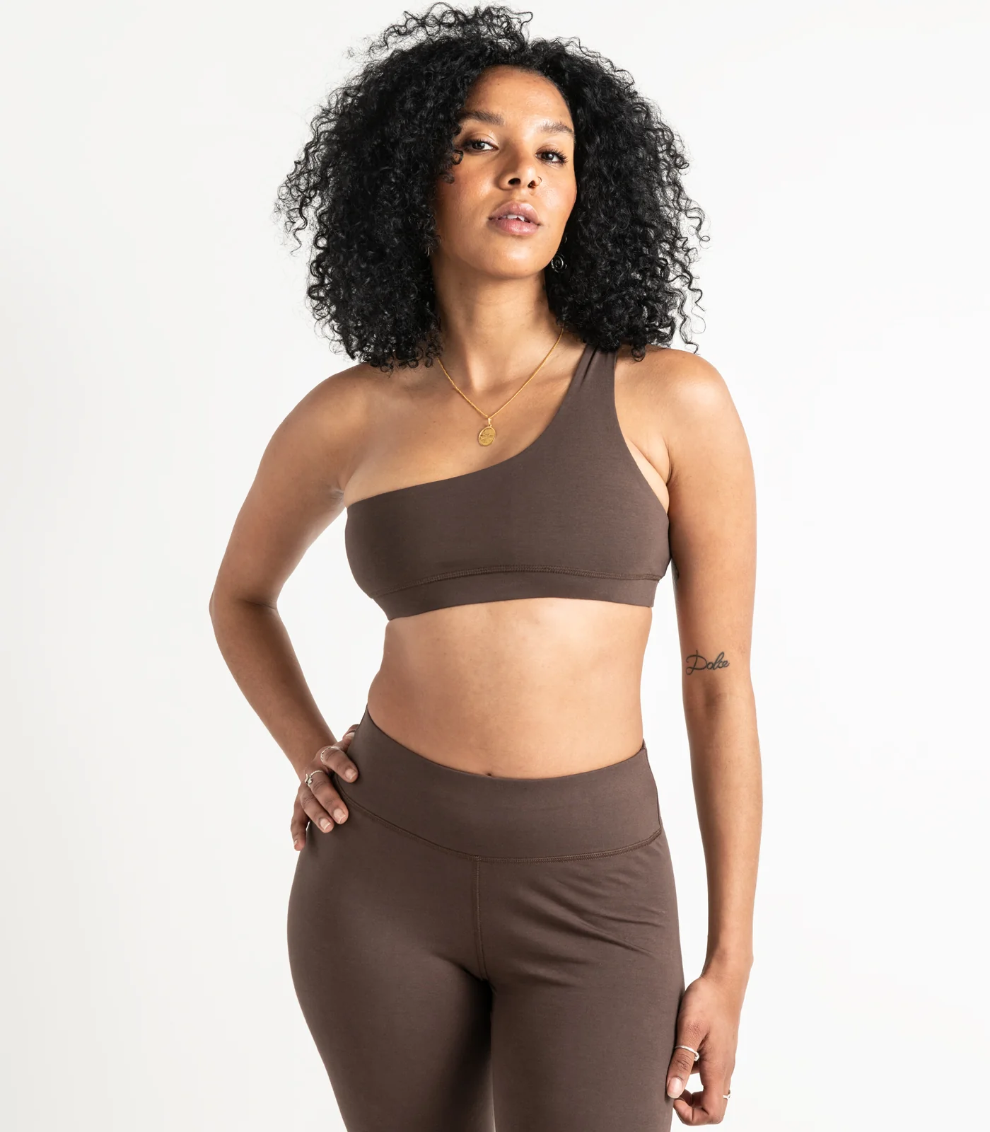 Organic Cotton One Shoulder Crop Top - Image 3