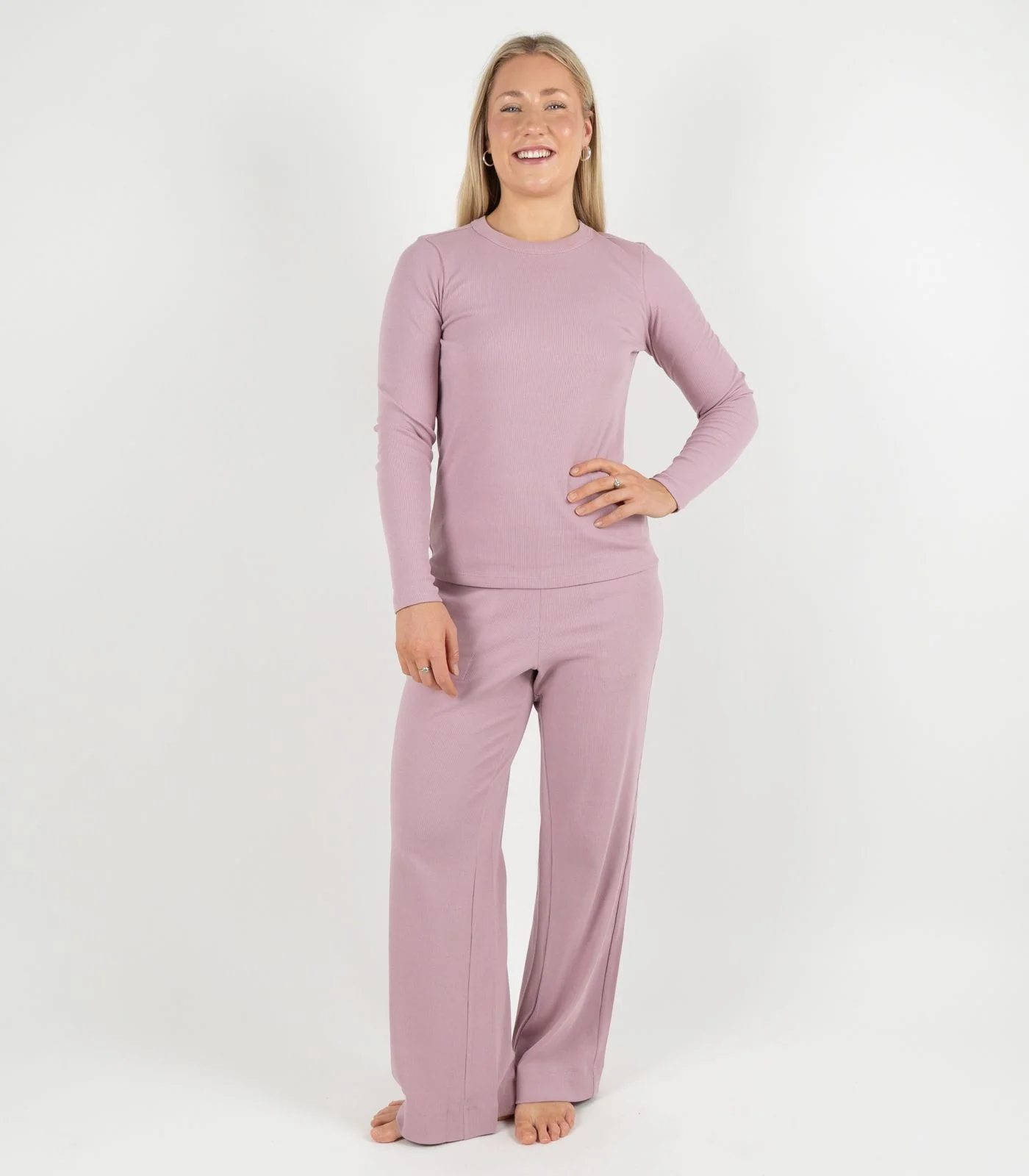 Organic Cotton Ribbed Long Sleeve Top - Image 12
