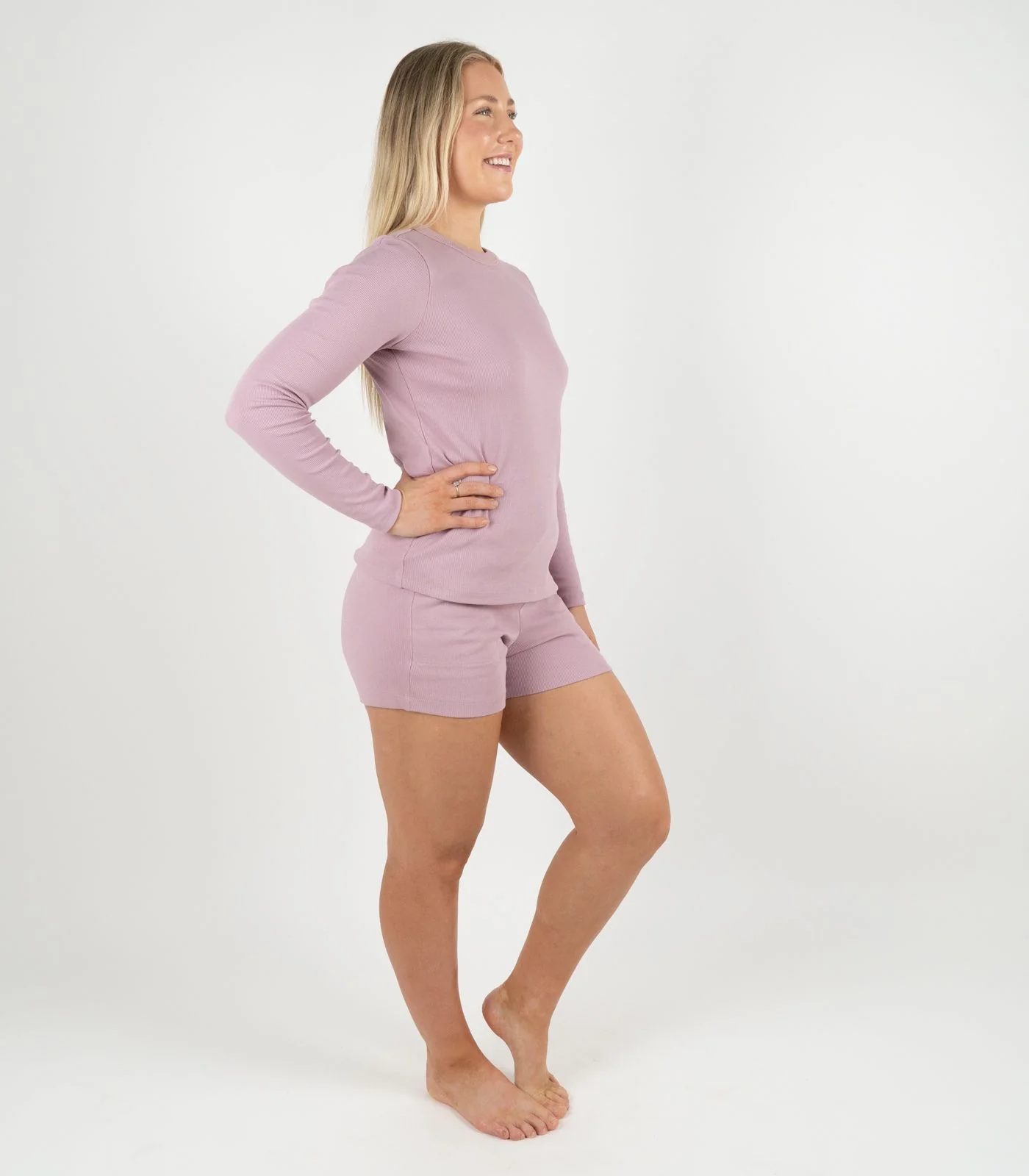 Organic Cotton Ribbed Long Sleeve Top - Image 16