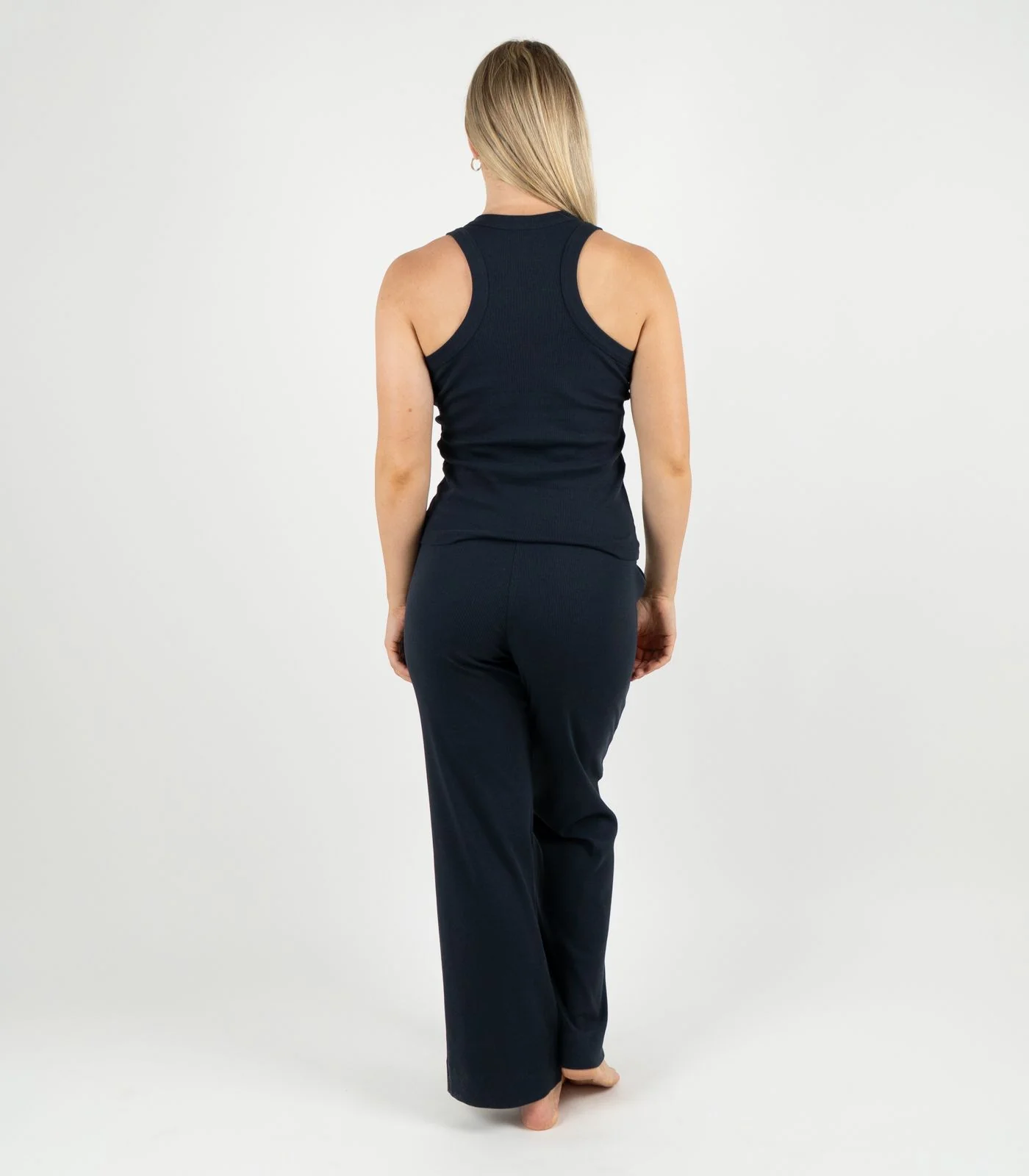 Organic Cotton Ribbed Racer Back Tank - Image 20
