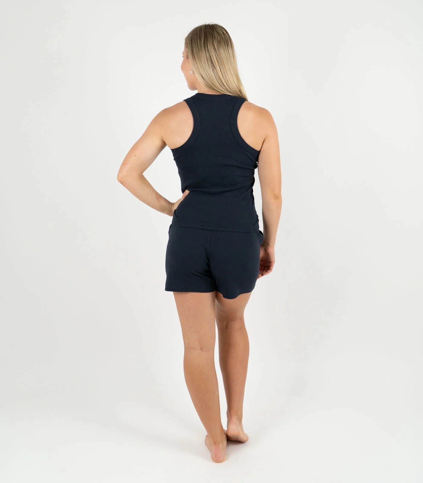 Organic Cotton Ribbed Racer Back Tank - Image 21