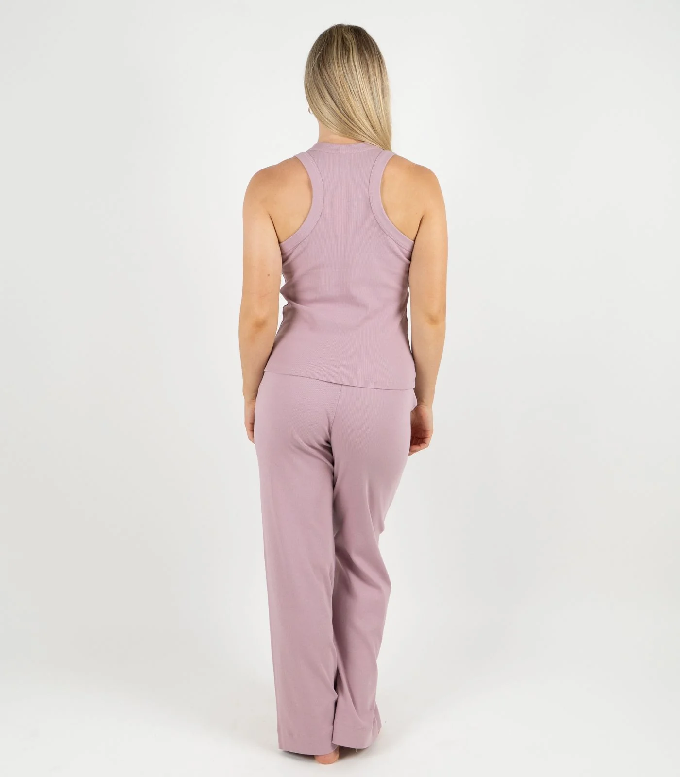 Organic Cotton Ribbed Racer Back Tank - Image 31