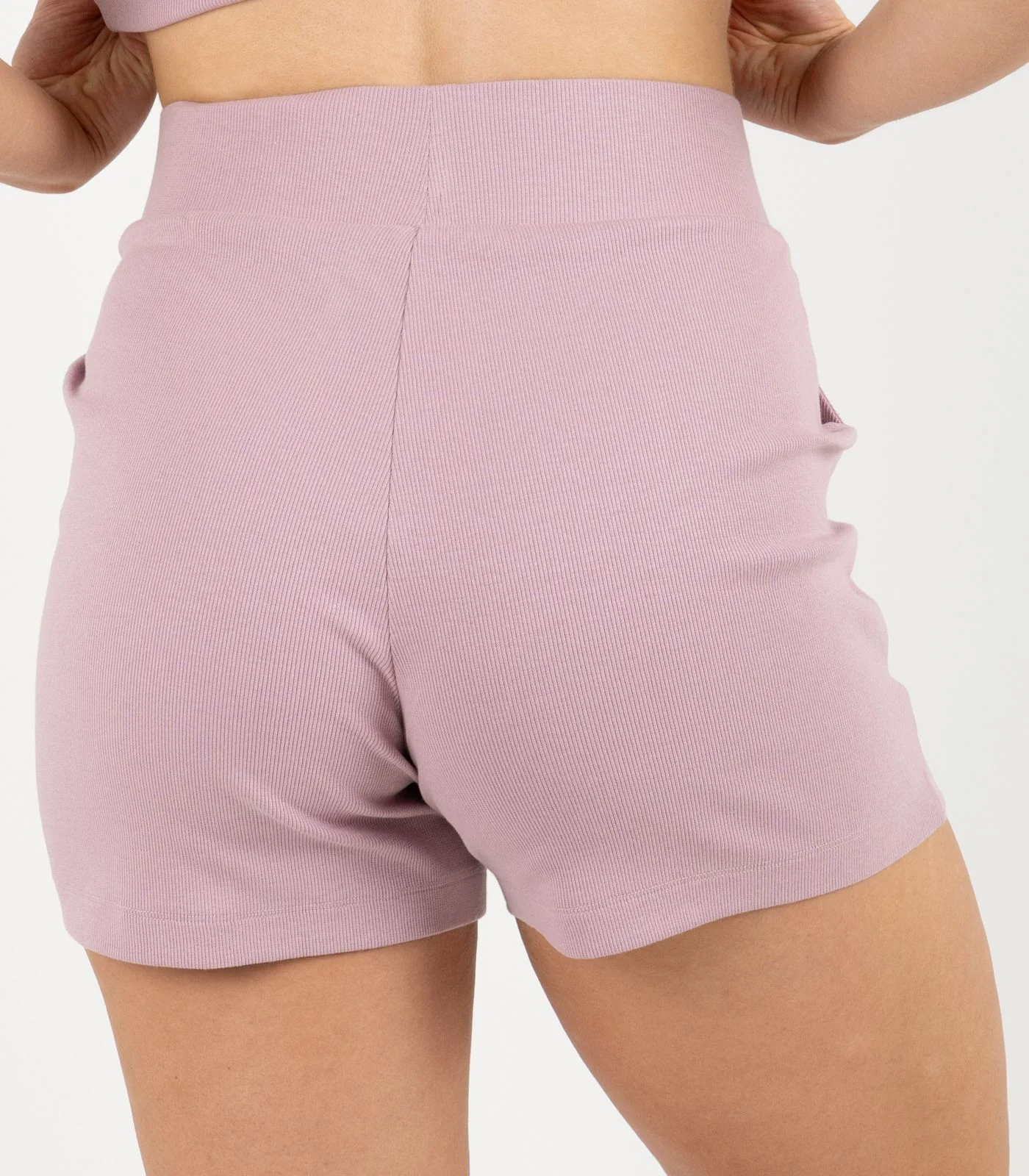 Organic Cotton Ribbed Shorts - Image 41