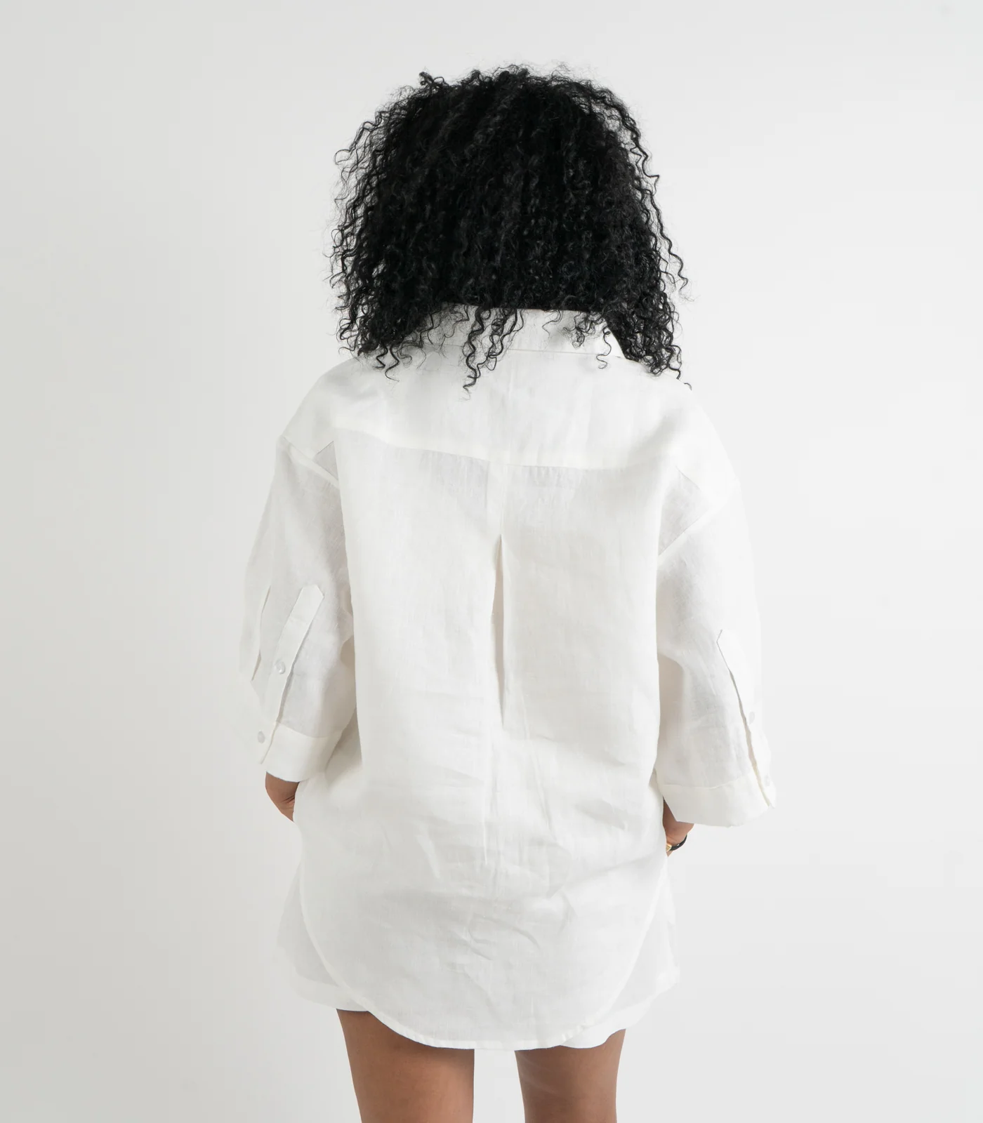 Organic Linen Lounge Shirt - Image 30