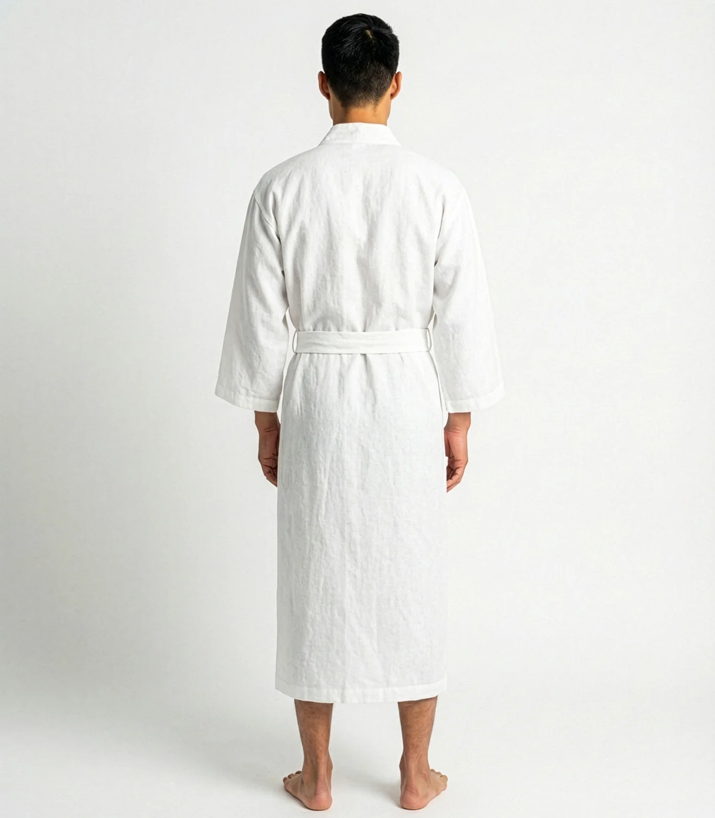 Organic Linen Robe - Image 9