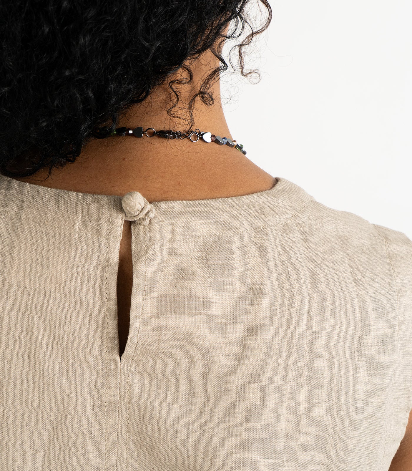 Organic Linen Sleeveless Lounge Shirt - Image 20
