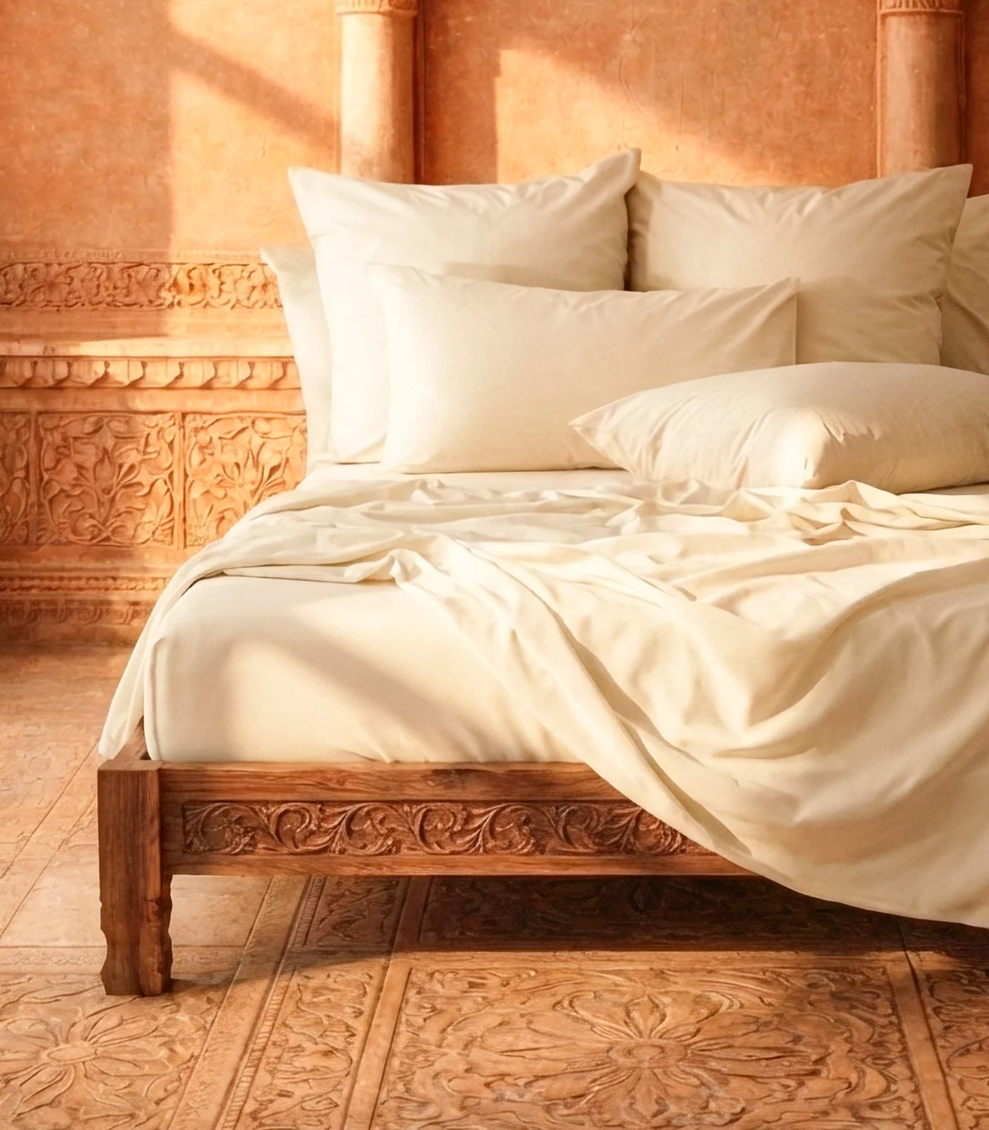Organic Cotton Percale Sheet Set - Image 18